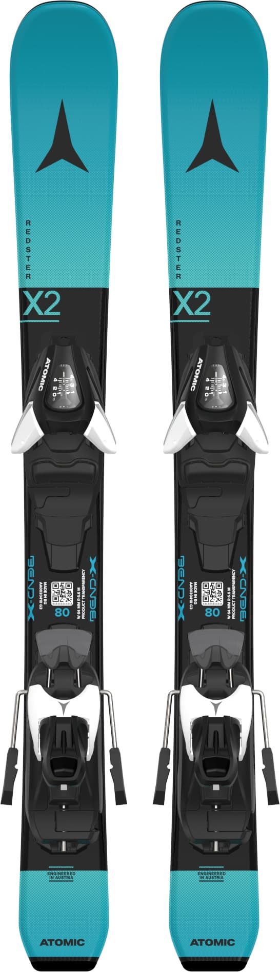 ATOMIC Redster X2 70-90 Kinder Ski Set 26/27 Blau, , Größe: 70