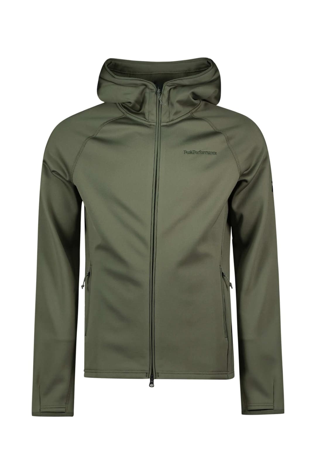 PEAK PERFORMANCE Zip Hood Herren Midlayer Grün, Herren, Größe: XL
