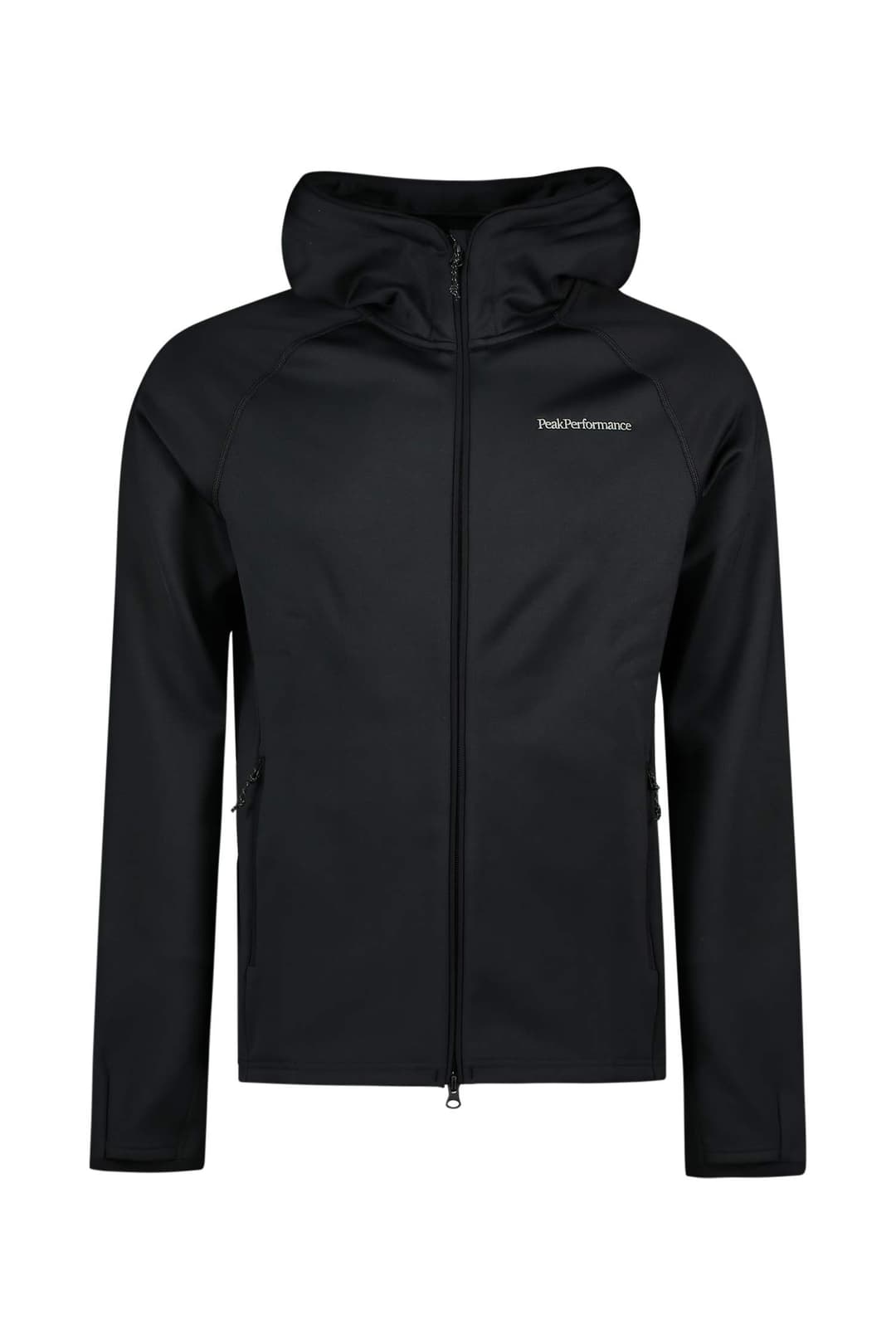 PEAK PERFORMANCE Zip Hood Herren Midlayer Schwarz, Herren, Größe: M