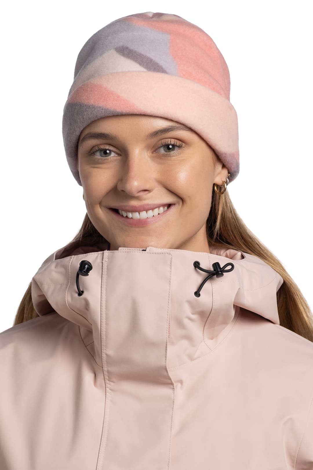 Buff Polar Prints Mütze Pink, Damen, Größe: ONE SIZE
