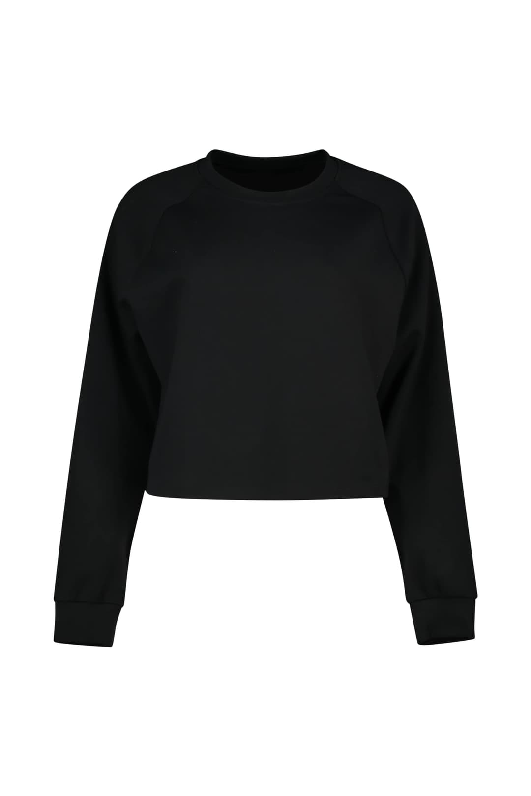 POWERZONE Crop Damen Pullover Schwarz, Damen, Größe: XL