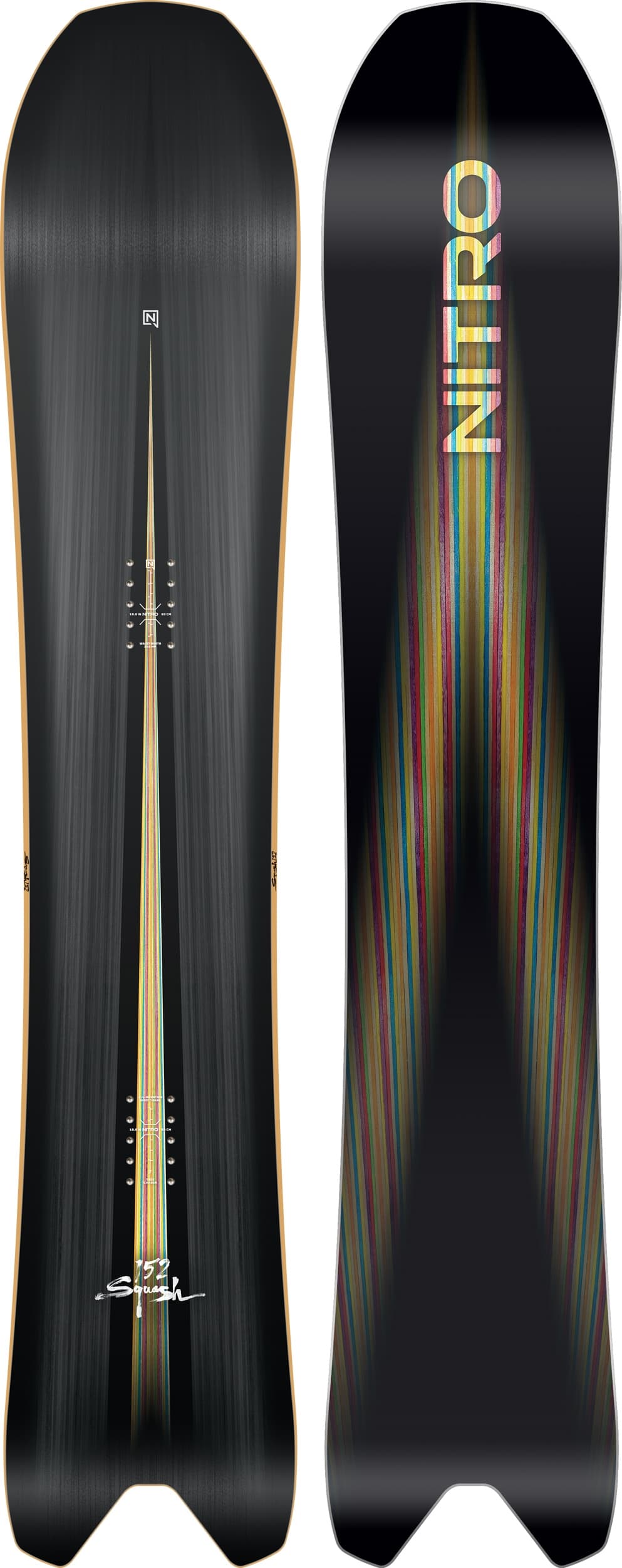 Nitro Squash Snowboard 26/27 Schwarz, Herren, Größe: 163