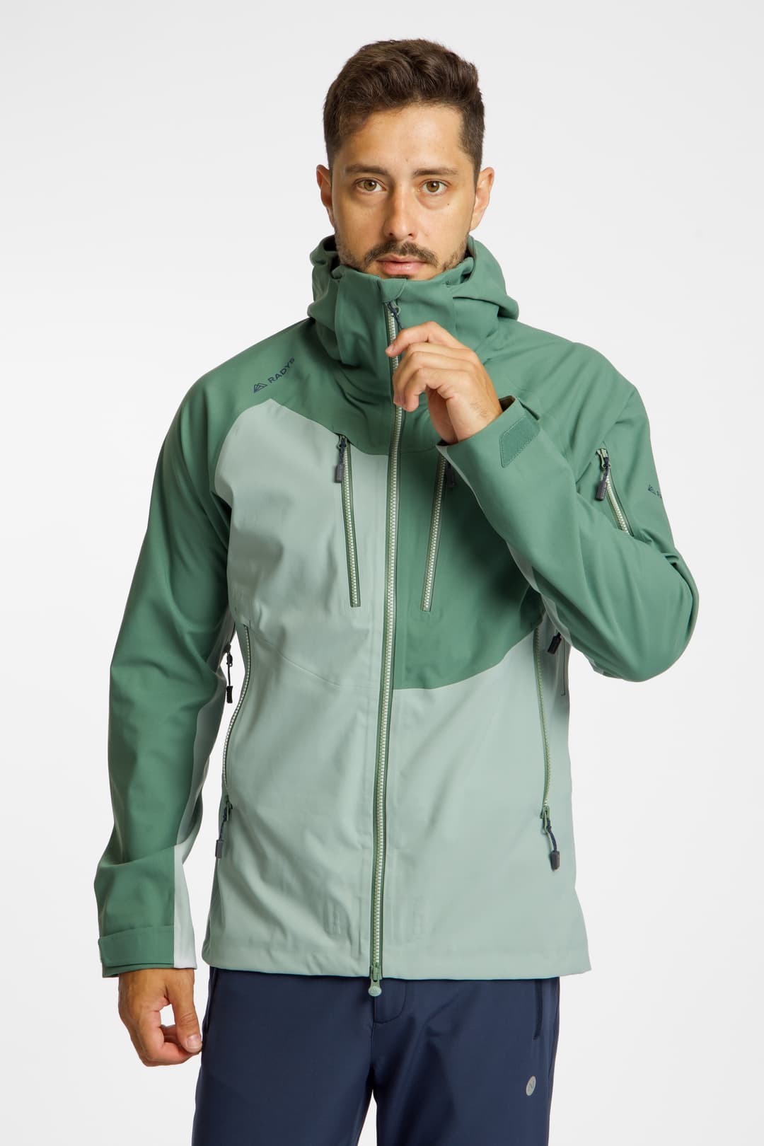 RADYS R1 Tech 3L Herren Skijacke Grün, Herren, Größe: XL
