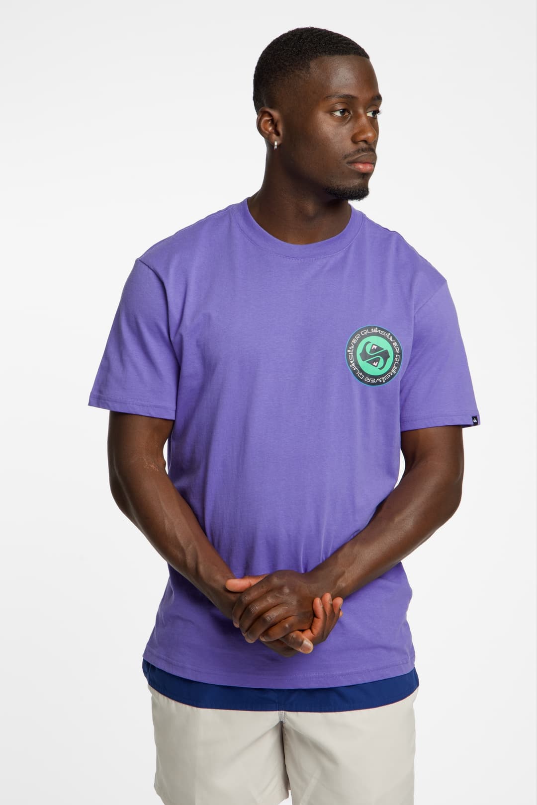Quiksilver Circle Back Herren T-Shirt Lila, Herren, Größe: XS