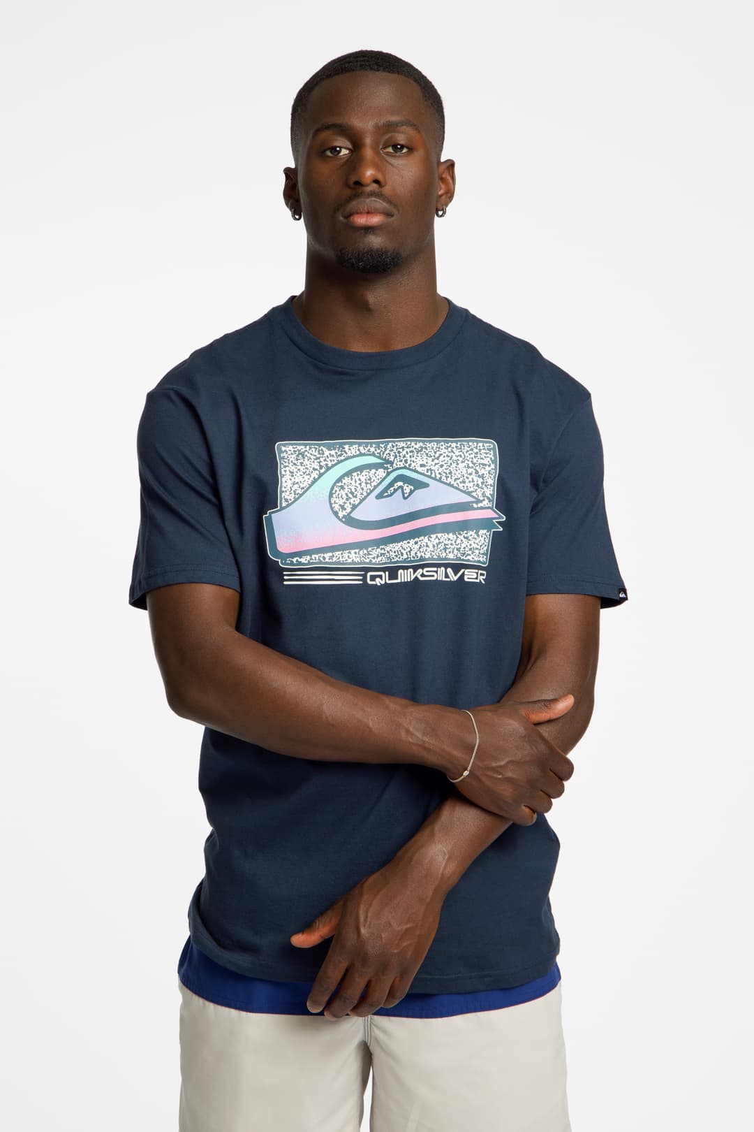 Quiksilver Retro Fade Herren T-Shirt Blau, Herren, Größe: XS