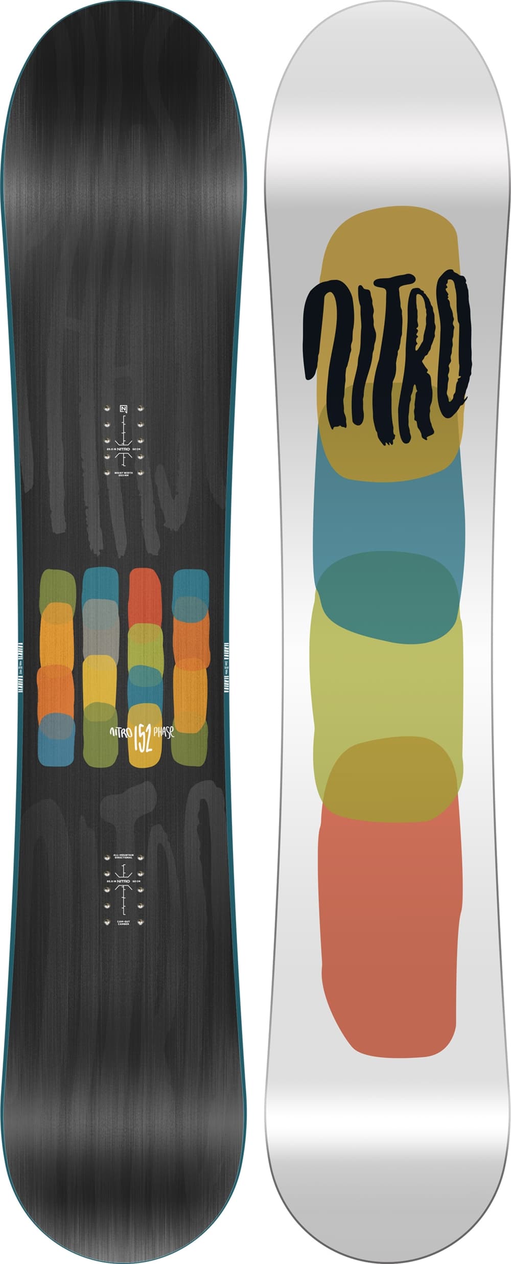 Nitro Phase Snowboard 26/27 Schwarz, Herren, Größe: 155