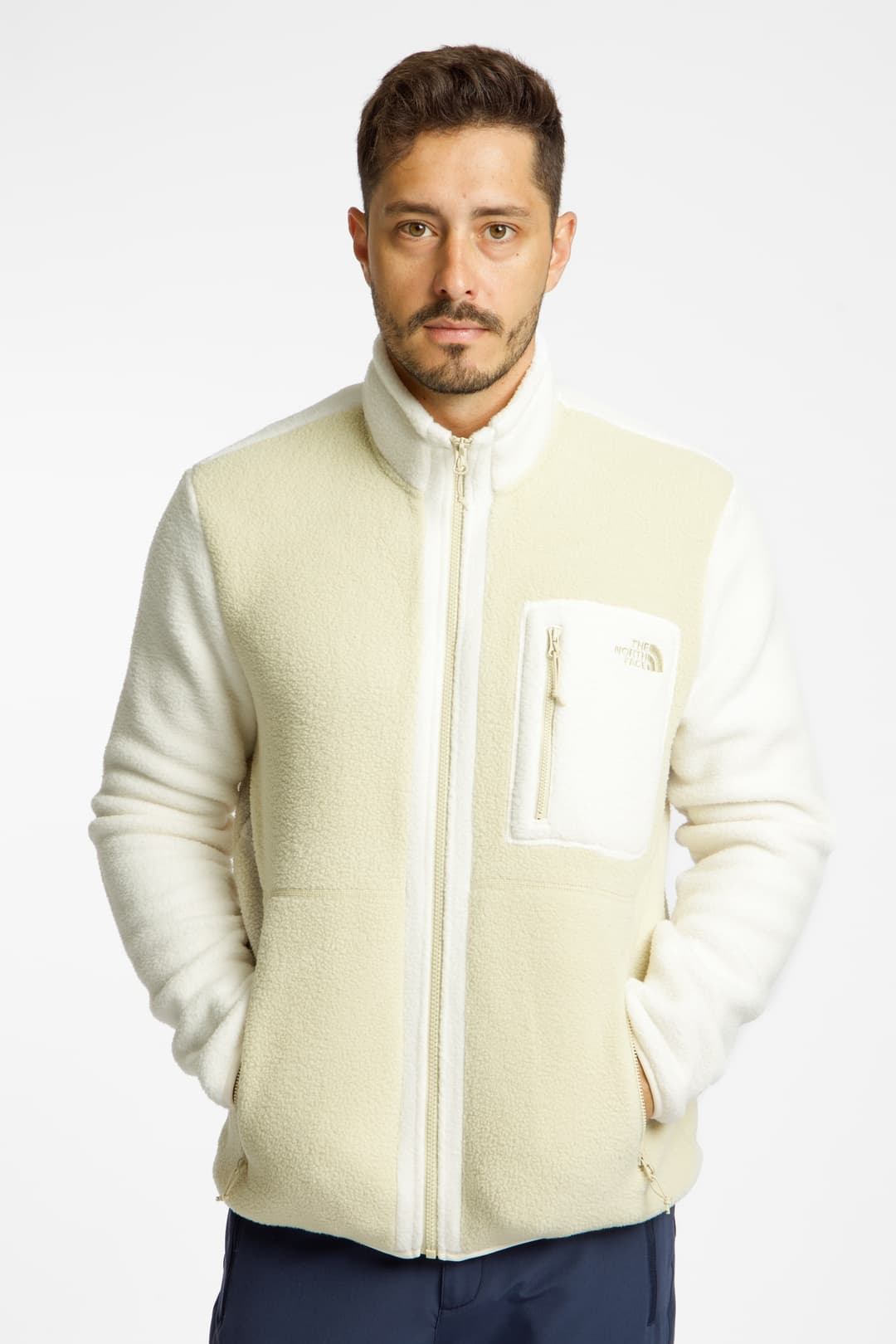 The North Face Yumiori Full-Zip Herren Midlayer Weiss, Herren, Größe: XL