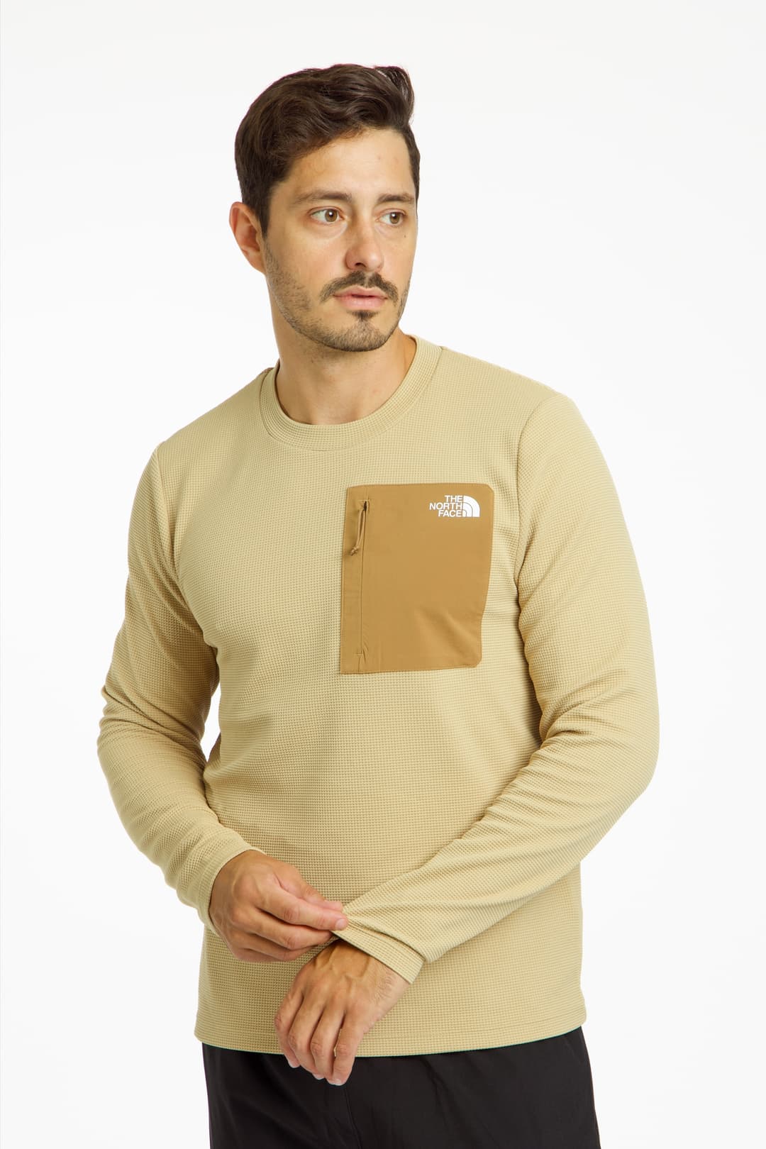 The North Face Kecha Herren Longsleeve Beige, Herren, Größe: L