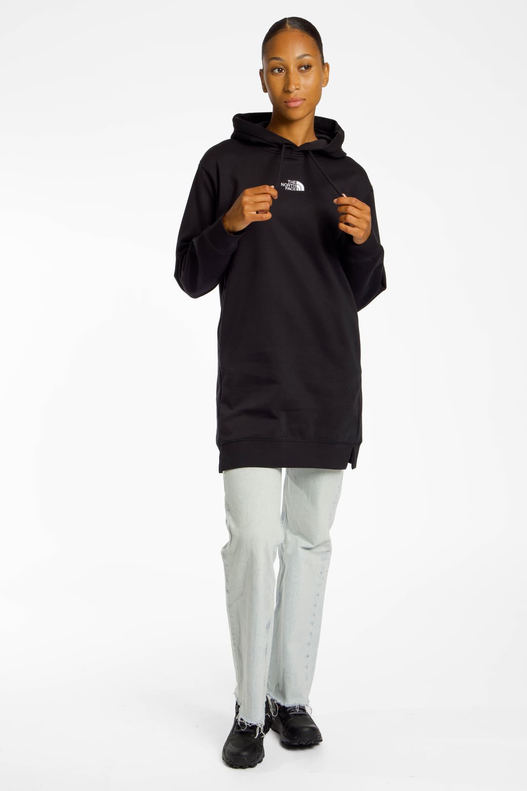 The North Face Essential Damen Kleid Schwarz, Damen, Größe: S