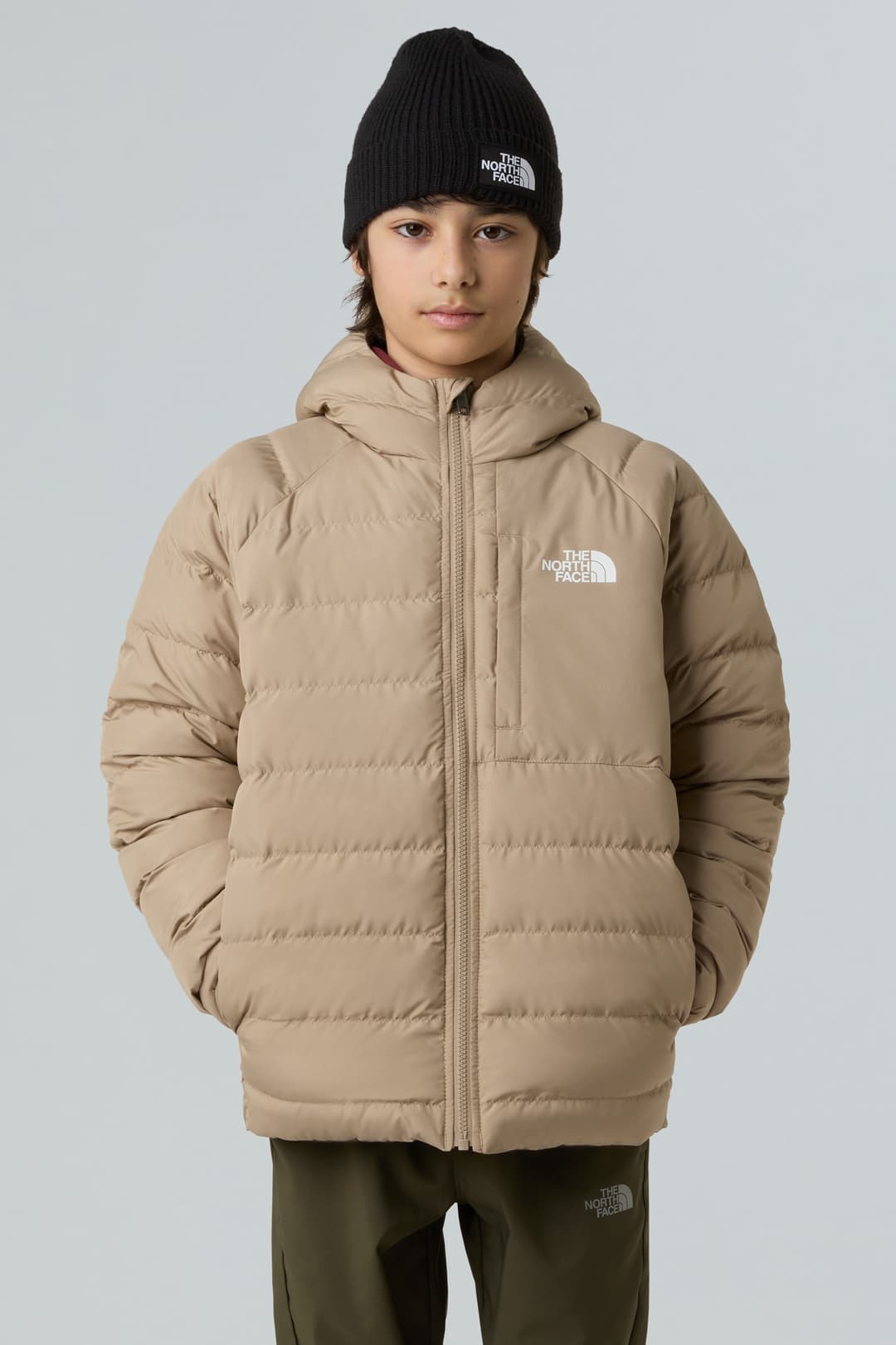 The North Face Perrito Reversible Kinder Outdoorjacke Braun, , Größe: S