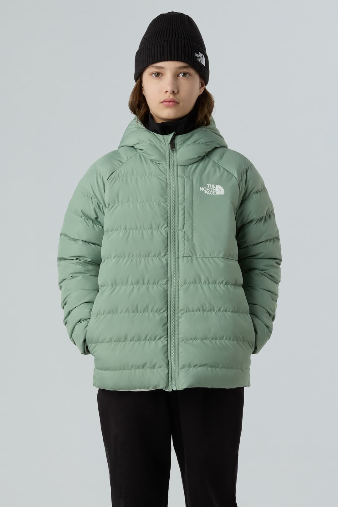 The North Face Perrito Reversible Kinder Outdoorjacke Grün, , Größe: XXL