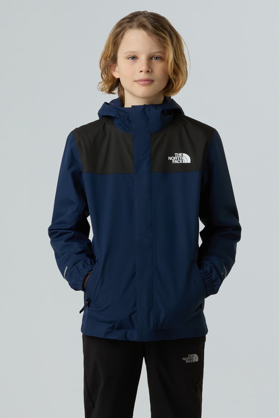 The North Face Antora Kinder Regenjacke Blau, , Größe: S