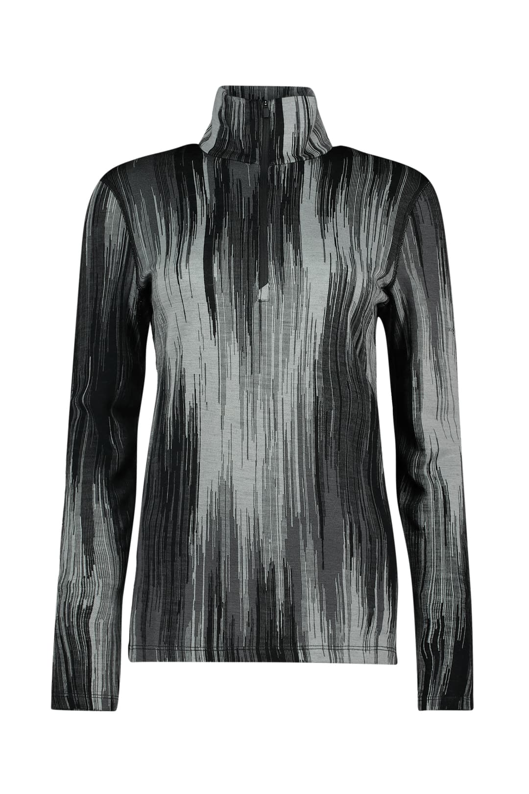 icebreaker Merino 260 Vertex Peak Damen Thermo Longsleeve Schwarz, Damen, Größe: L