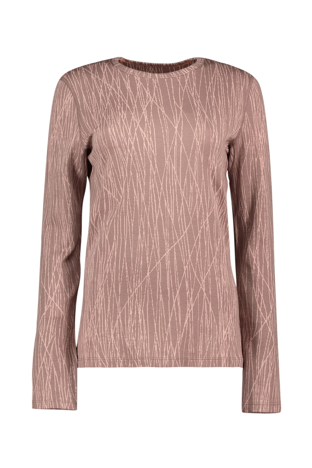 icebreaker Merino 260 Vertex Delta Lines Damen Thermo Longsleeve Pink, Damen, Größe: S