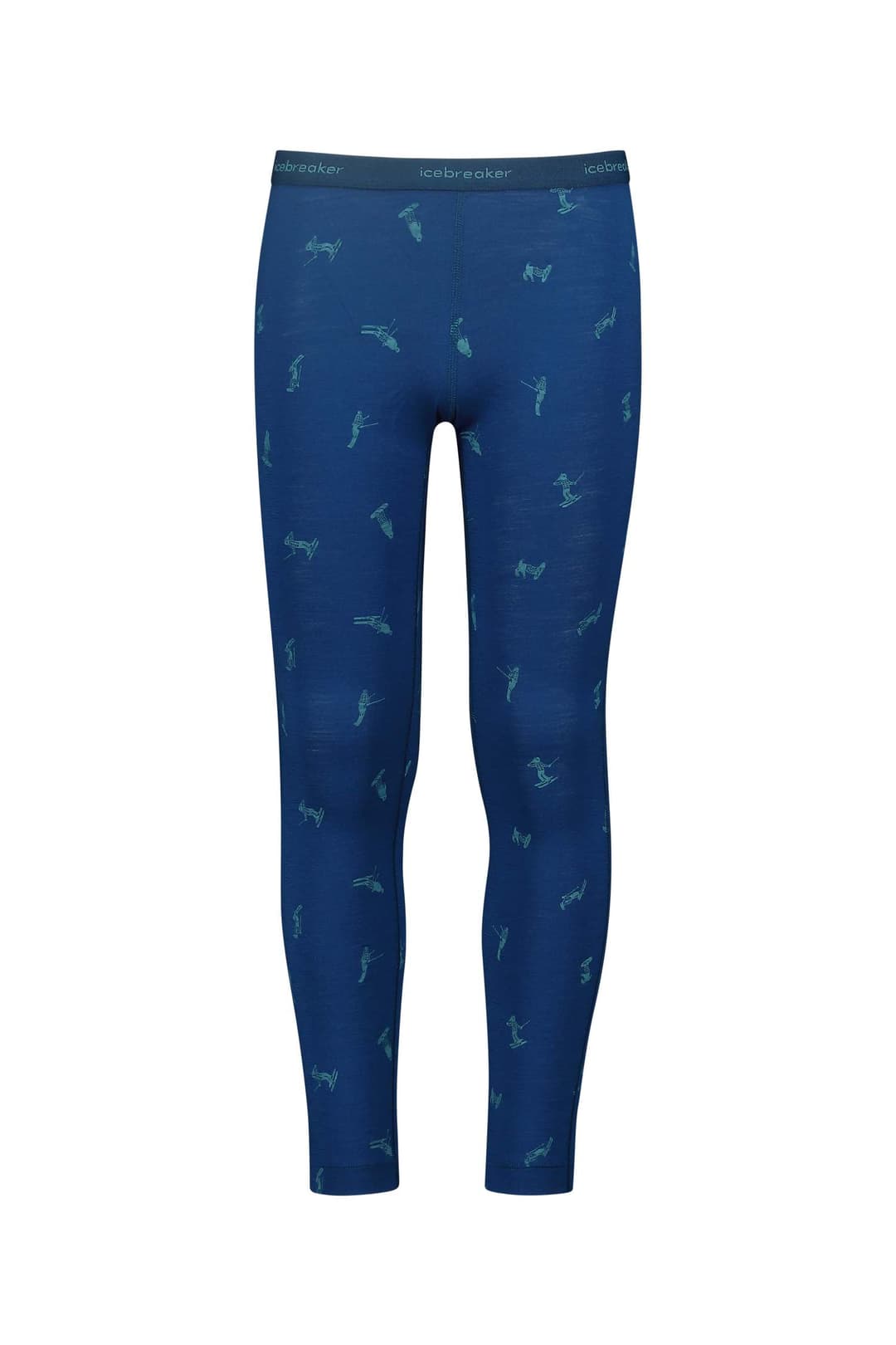 icebreaker Merino 200 Oasis Snow Day Kinder Thermohose Blau, , Größe: 12
