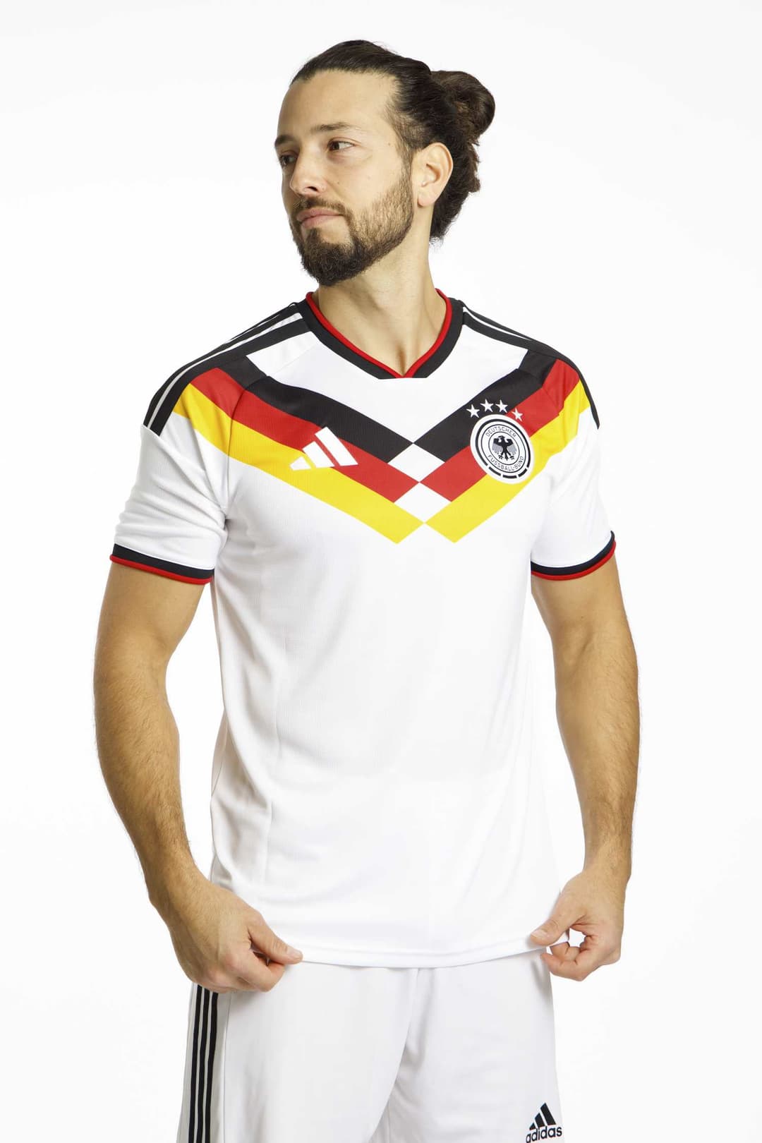 adidas Deutschland Home Replica Herren Fussballtrikot WM 2026 Weiss, Herren, Größe: S
