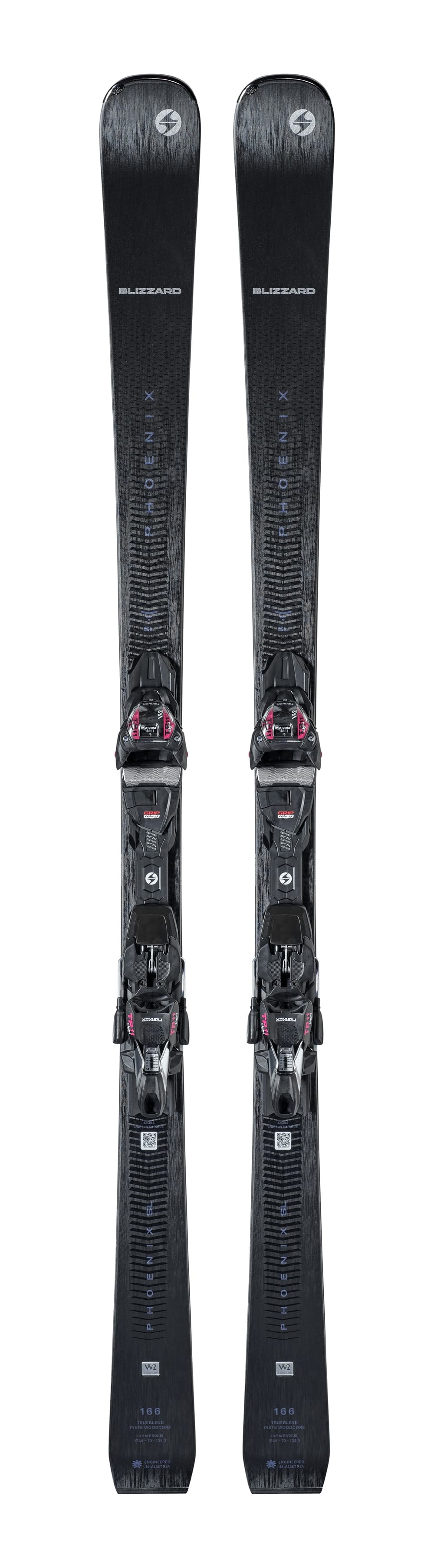 Blizzard Phoenix SL Damen Ski Set 25/26 Schwarz, Damen, Größe: 154