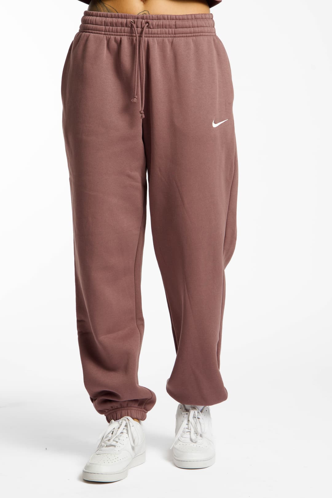 Nike Phoenix Fleece Oversize Damen Trainerhose Braun, Damen, Größe: XS