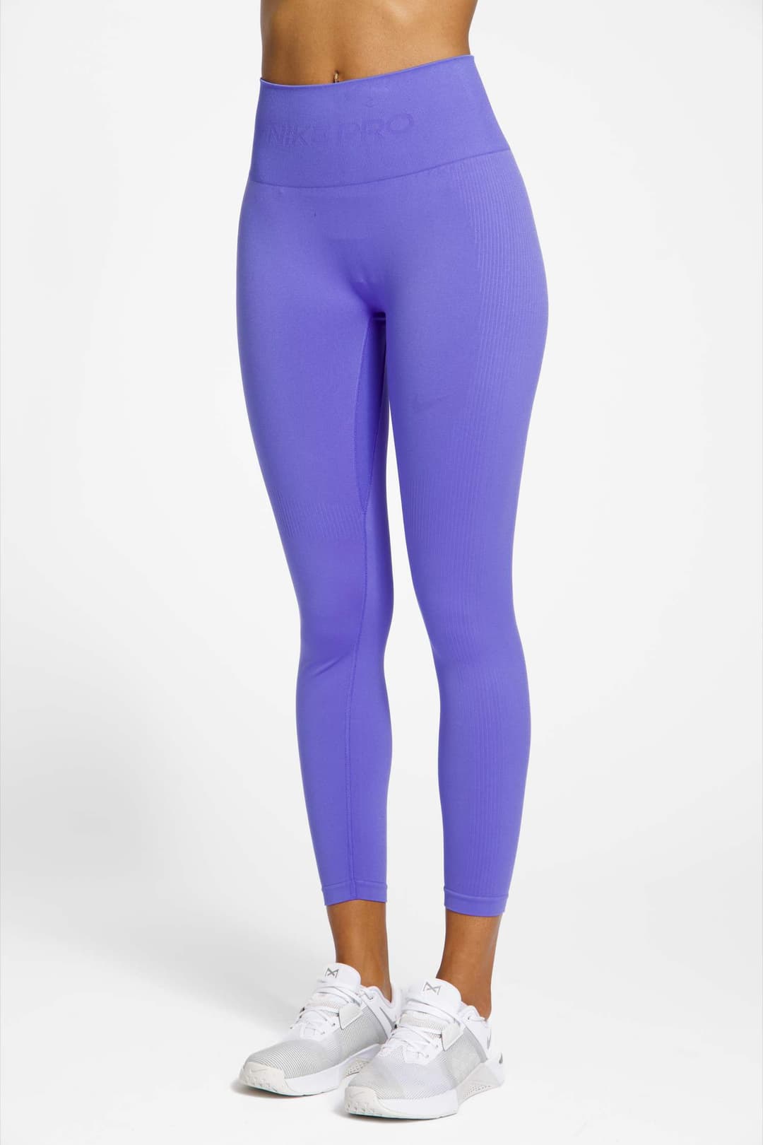 Nike Pro Seamless Damen 7/8 Tight Blau, Damen, Größe: M