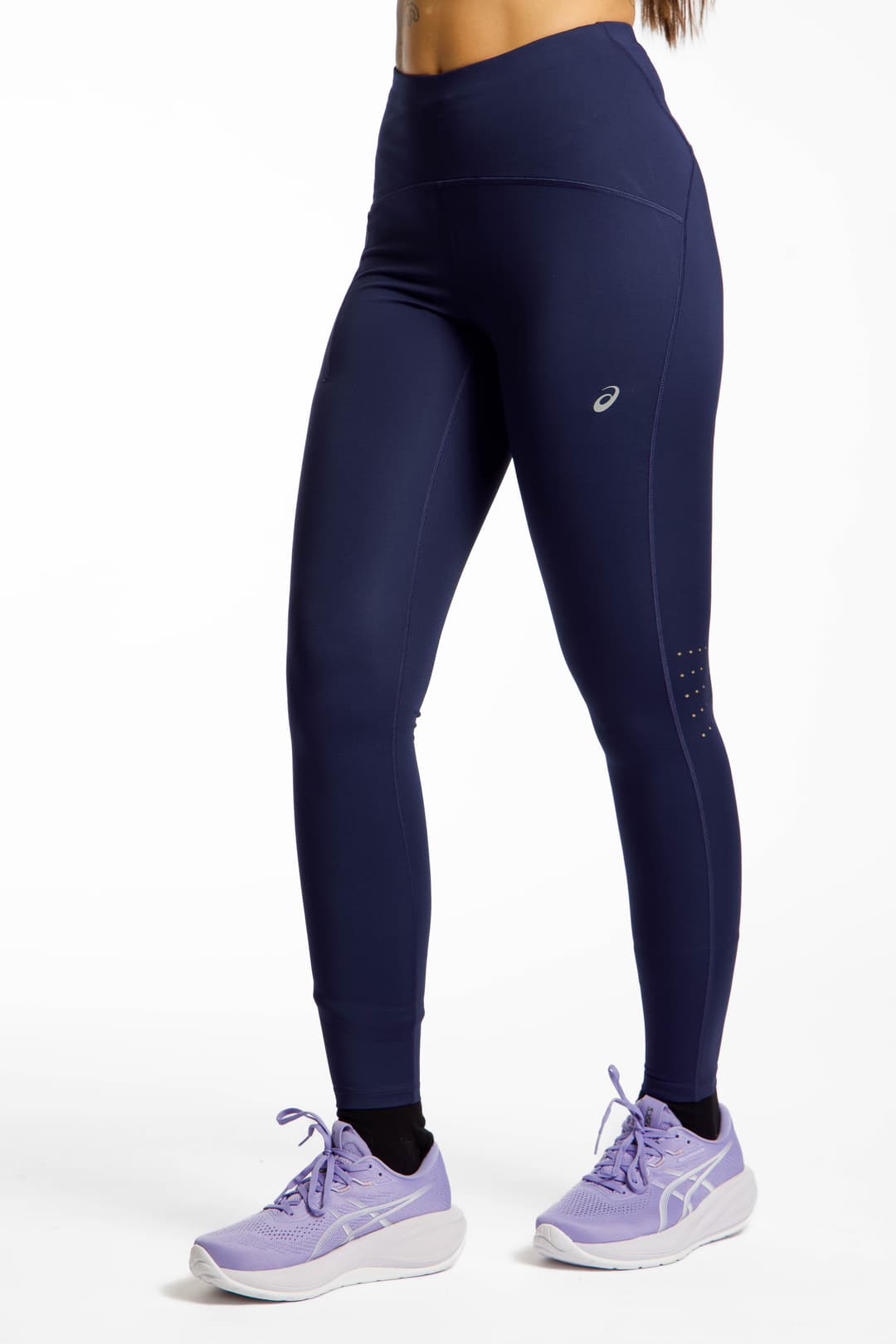 ASICS Road High Waist Damen Tight Blau, Damen, Größe: M