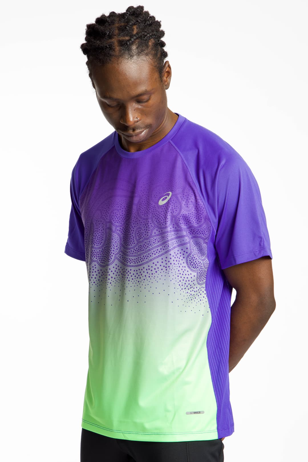 ASICS Road Fade Herren T-Shirt Lila, Herren, Größe: M