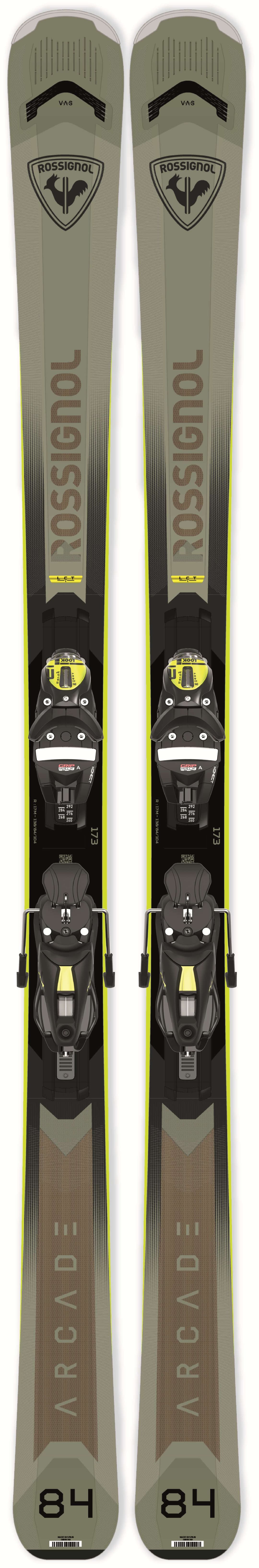 Rossignol Arcade 84 Konect Ski Set 26/27 Grün, Herren, Größe: 176