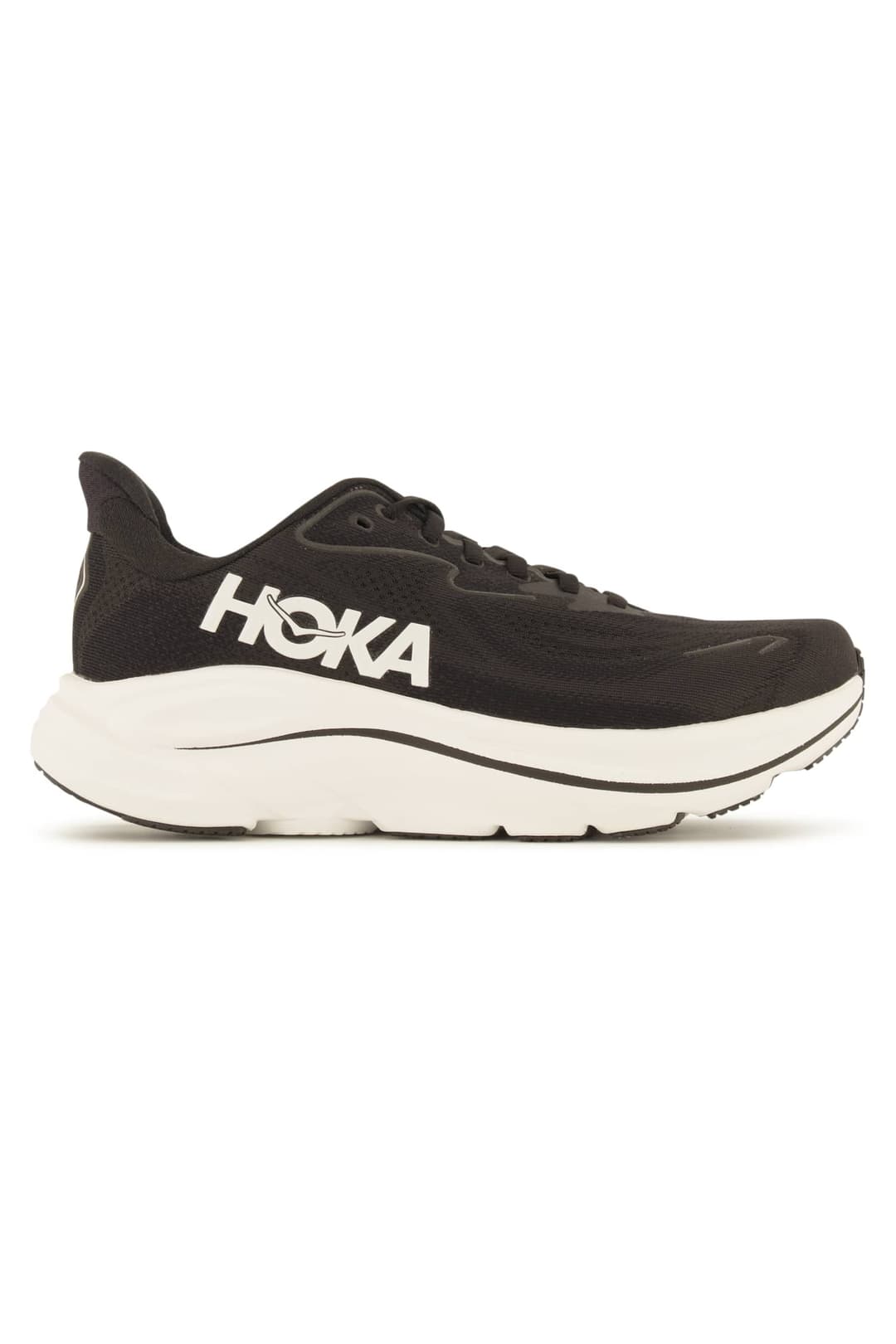 HOKA Clifton 10 Wide Damen Laufschuh Schwarz, Damen, Größe: 5 1/2