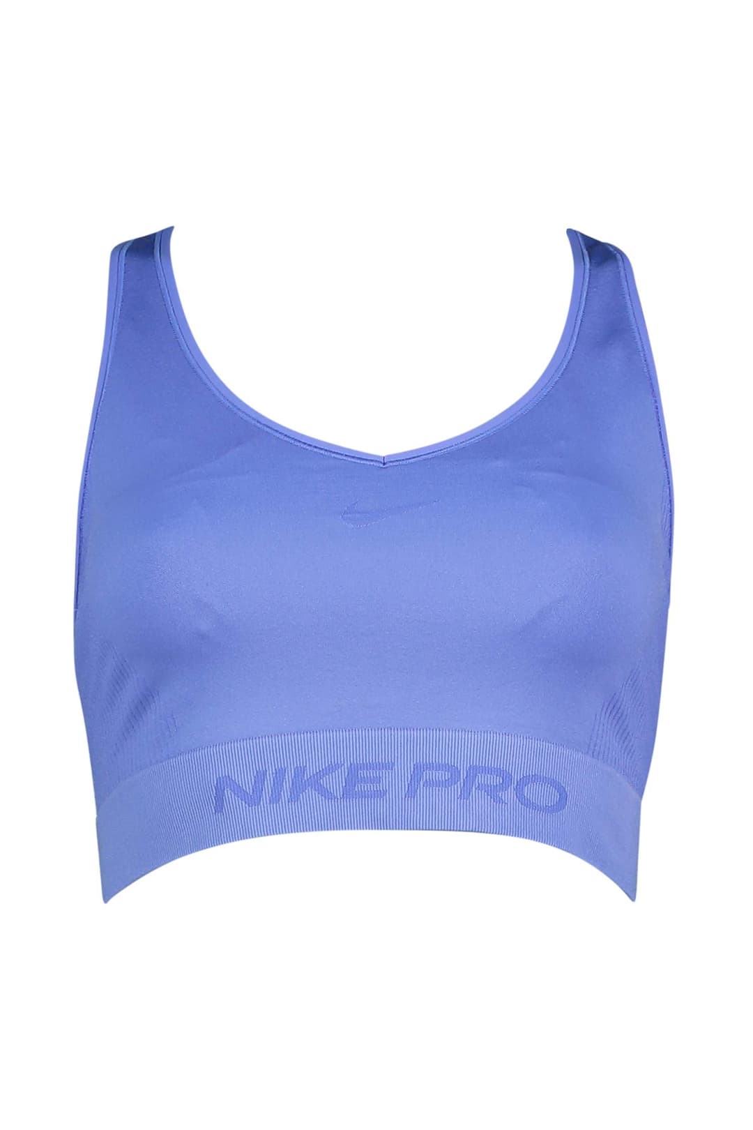 Nike Pro Seamless Dri-FIT Cropped Damen Top Blau, Damen, Größe: S