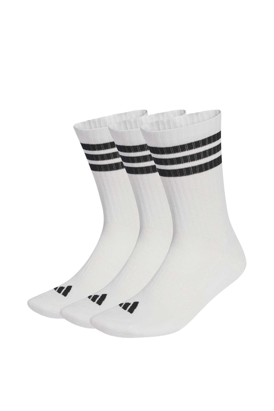 adidas 3-Pack 3S Cushioned Crew 37-45 Socken Weiss, Herren, Größe: II