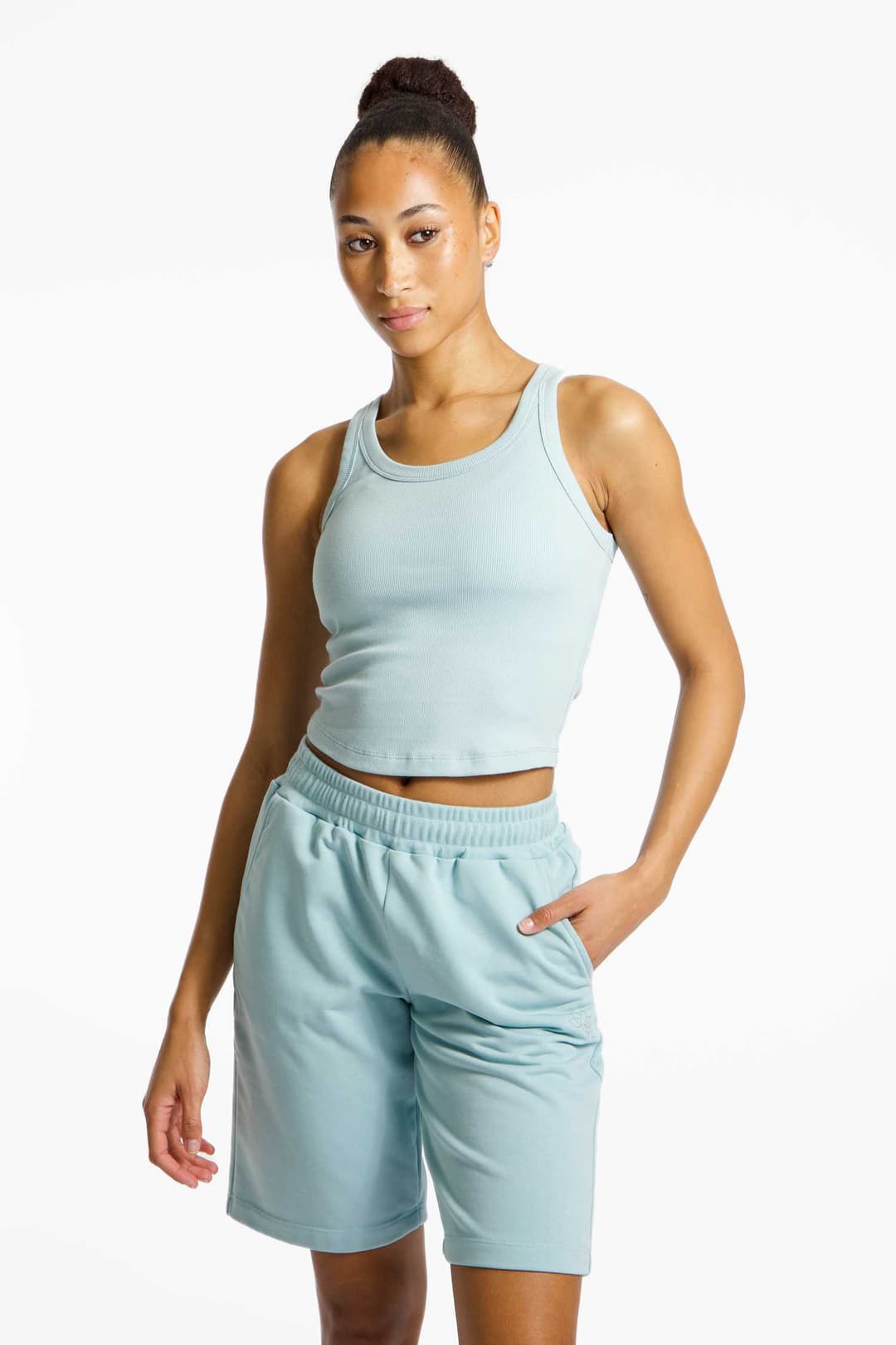 POWERZONE Damen Top Blau, Damen, Größe: S