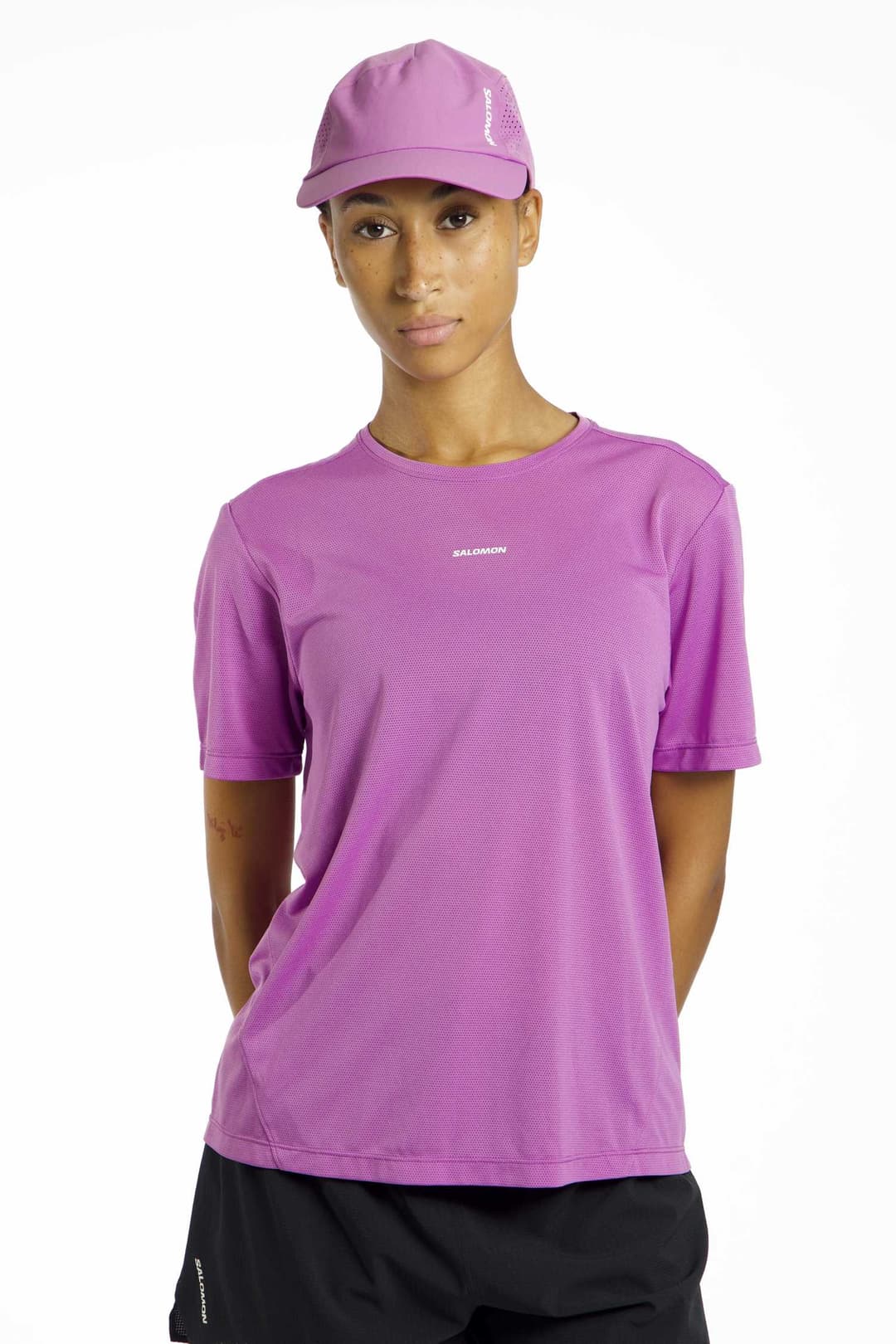 Salomon Shakeout Core Damen T-Shirt Pink, Damen, Größe: S