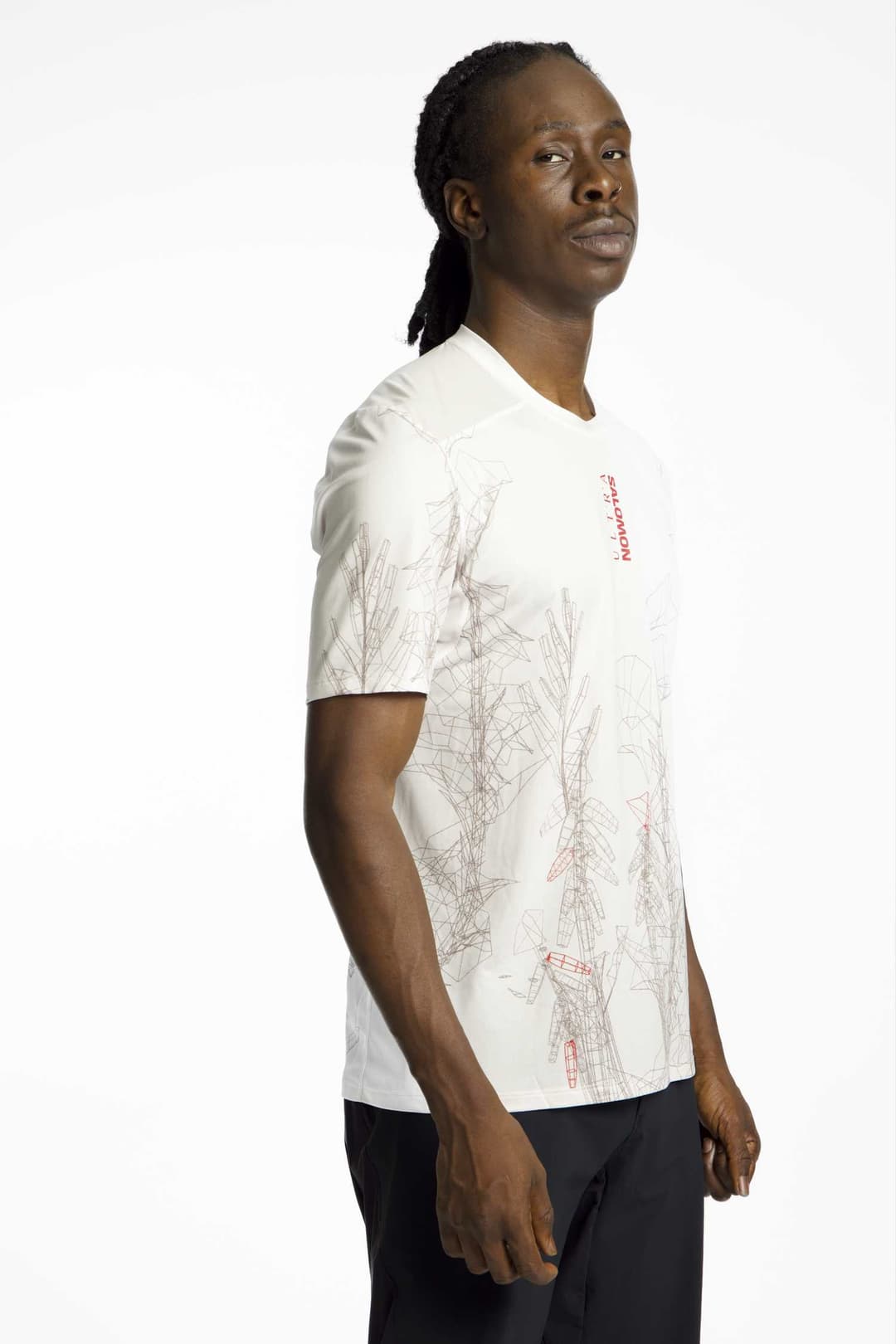 Salomon S/LAB Ultra Print Herren T-Shirt Lila, Herren, Größe: L