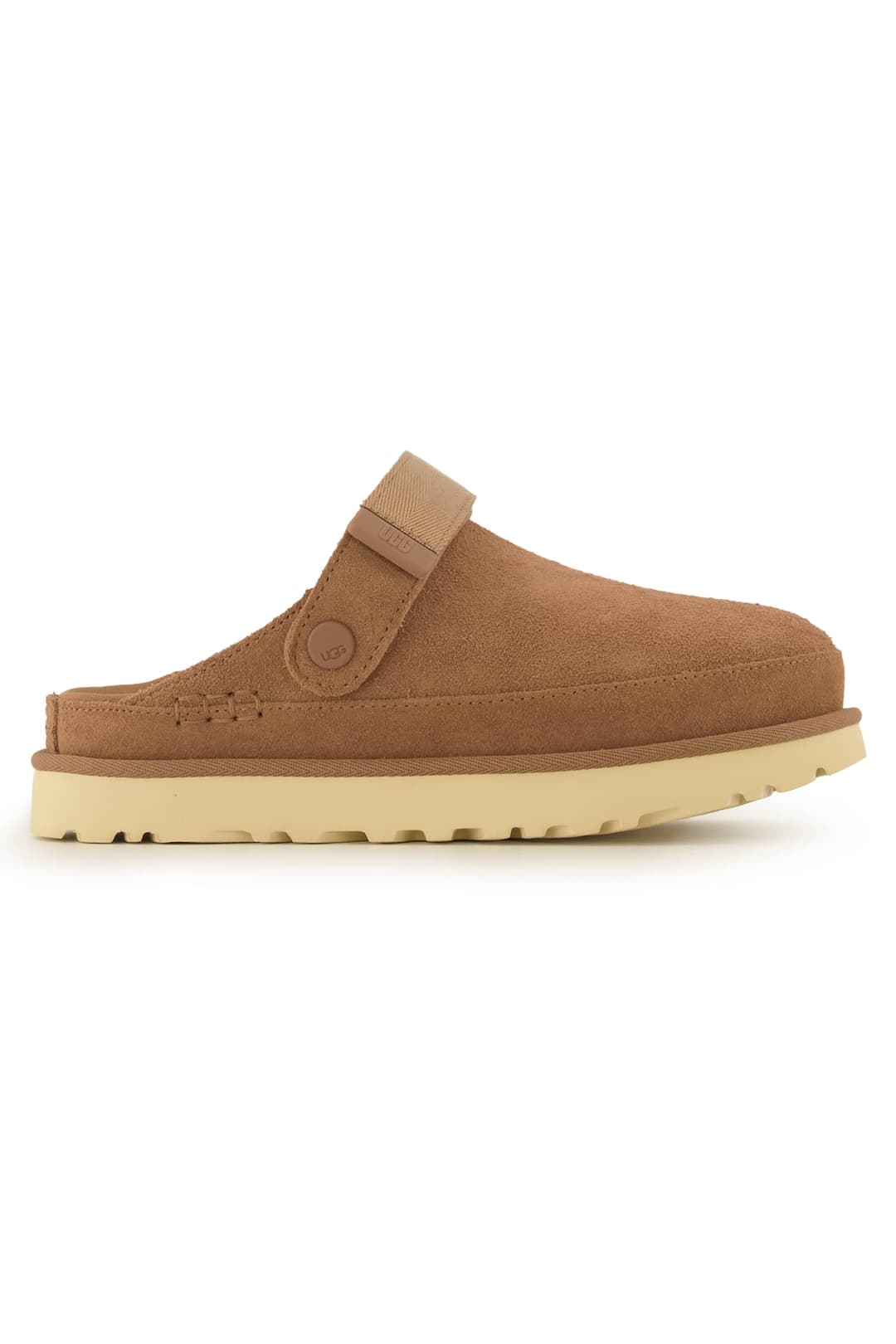 UGG Goldencoast Clog Damen Hausschuh Braun, Damen, Größe: 10