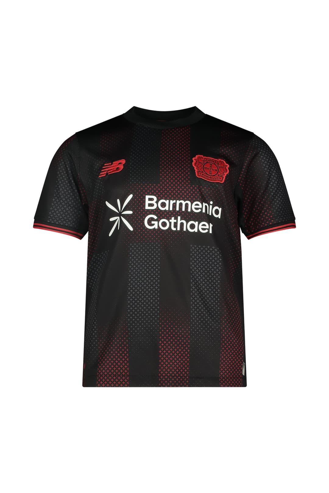 New Balance Bayer 04 Leverkusen Home Kinder Fussballtrikot 25/26 Schwarz, , Größe: 140