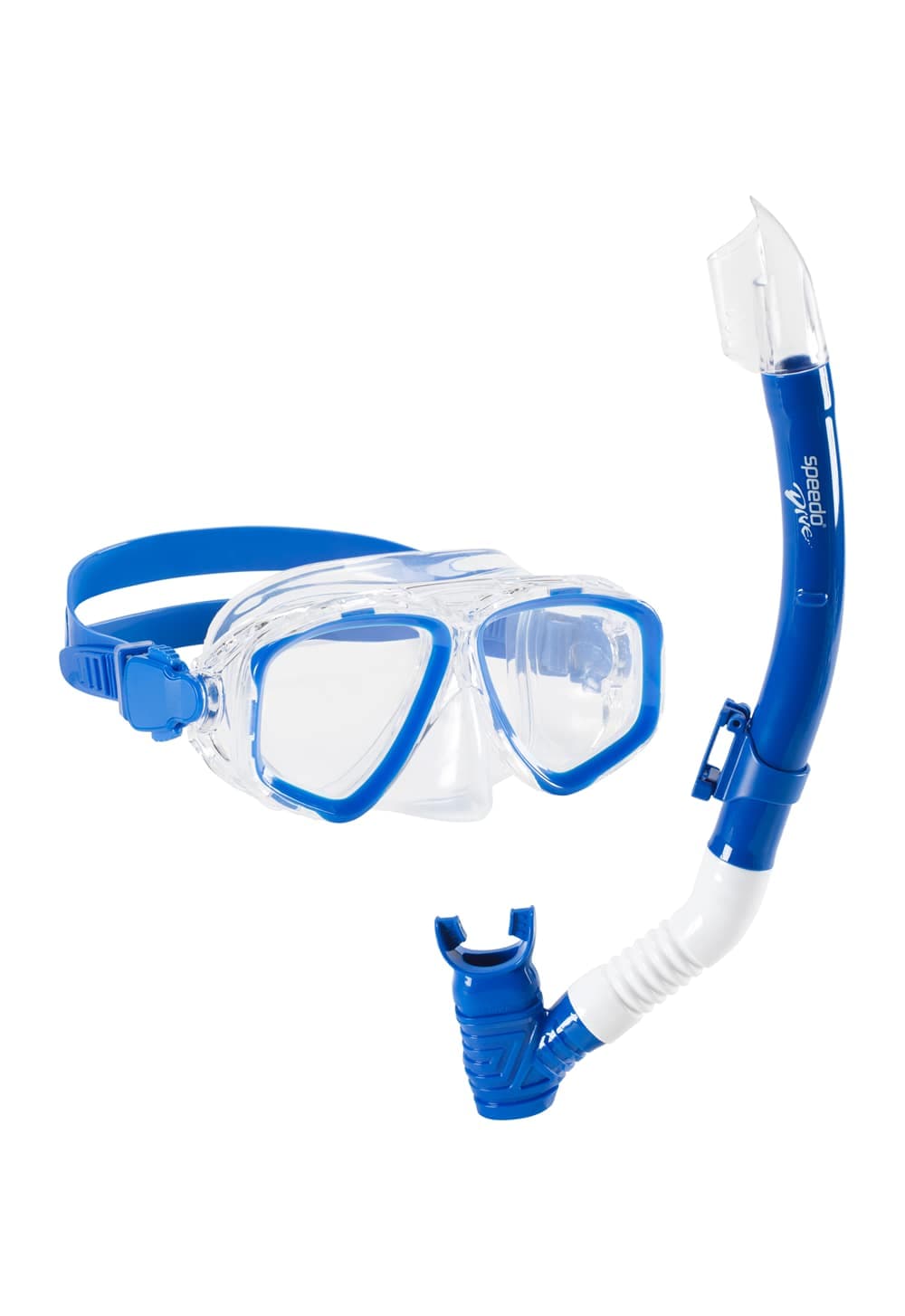 speedo Adventure Kinder Schnorchel Set Blau, , Größe: ONE SIZE