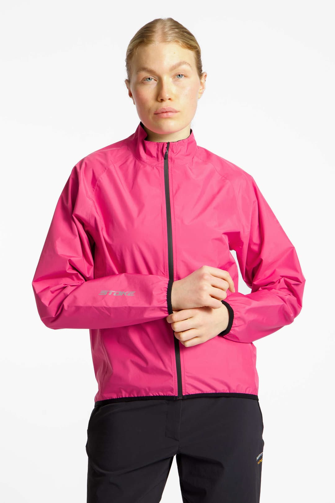 Stoke Coro Rain Damen Bikejacke Pink, Damen, Größe: XL