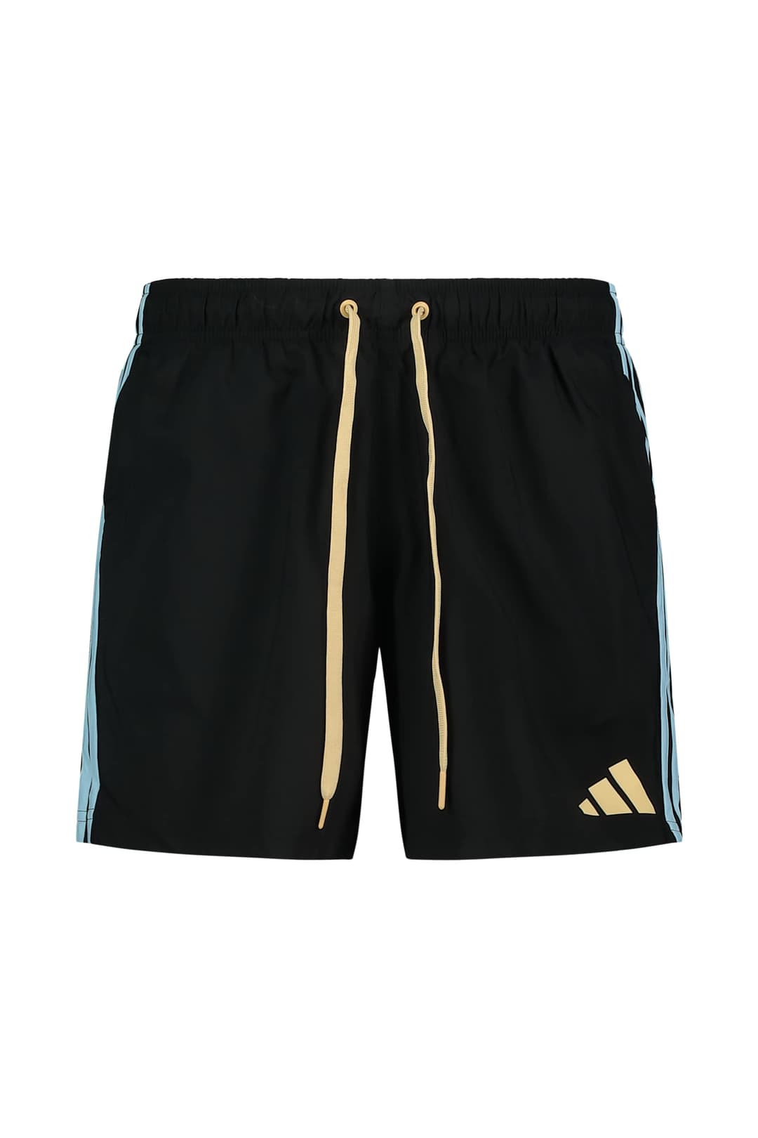 adidas 3S 5" Herren Badeshort Schwarz, Herren, Größe: S