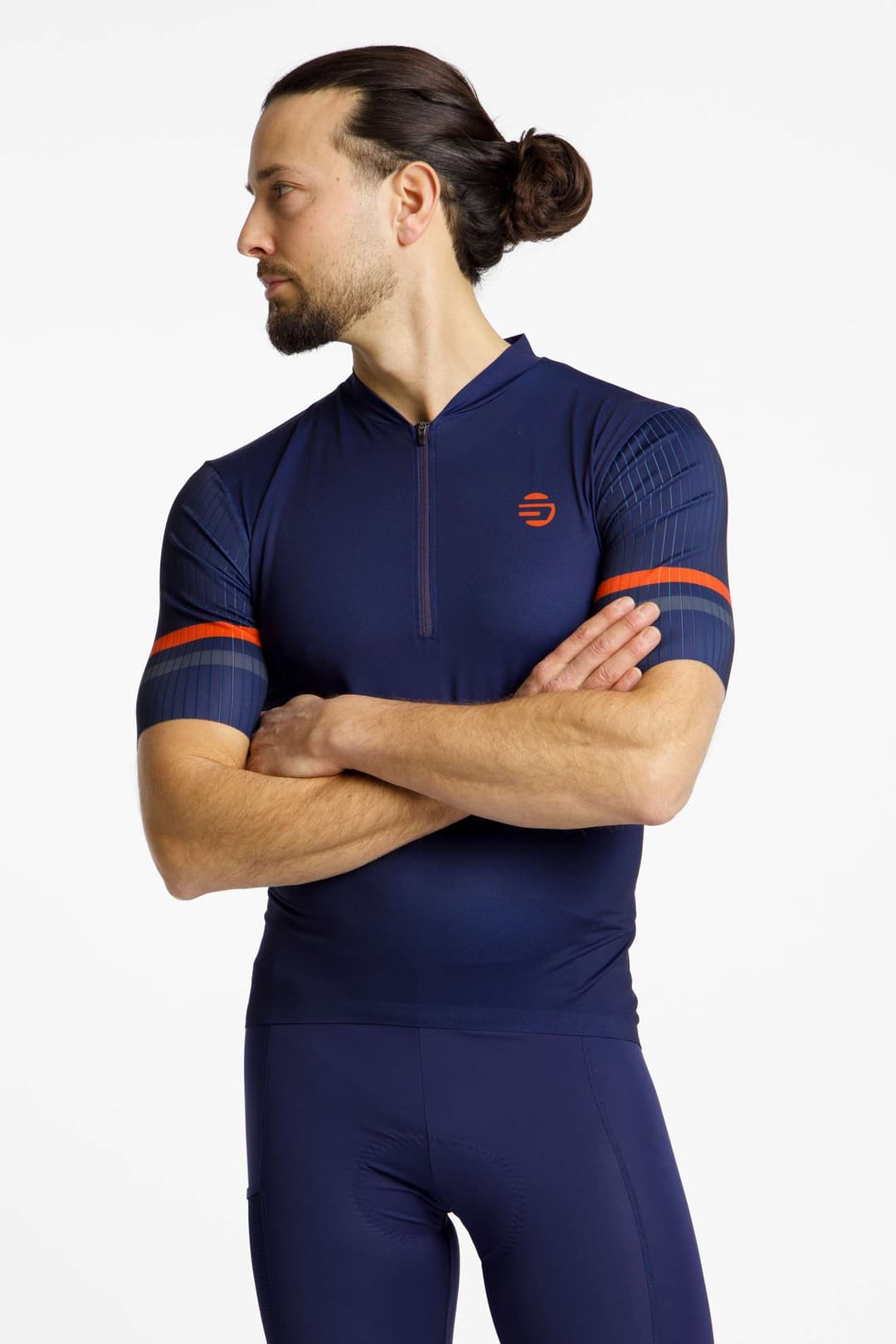 Stoke Rubus Half-Zip Herren Biketrikot Blau, Herren, Größe: L