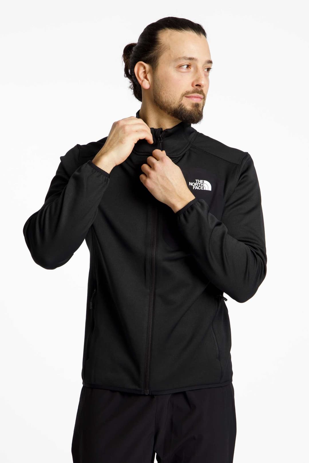 The North Face Crest Fleece Herren Midlayer Schwarz, Herren, Größe: XL