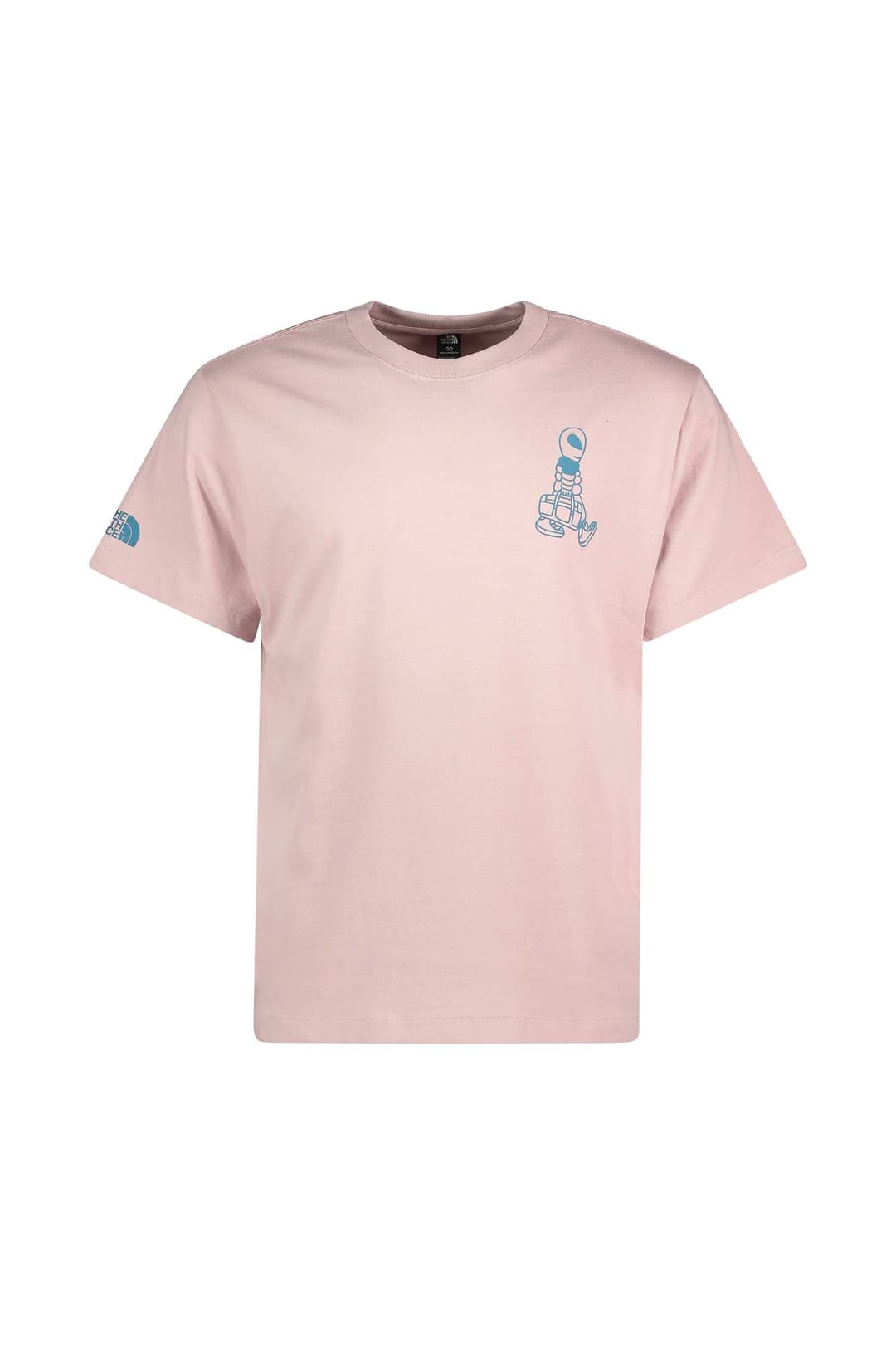 The North Face Alien Graphic Relaxed Herren T-Shirt Pink, Herren, Größe: M