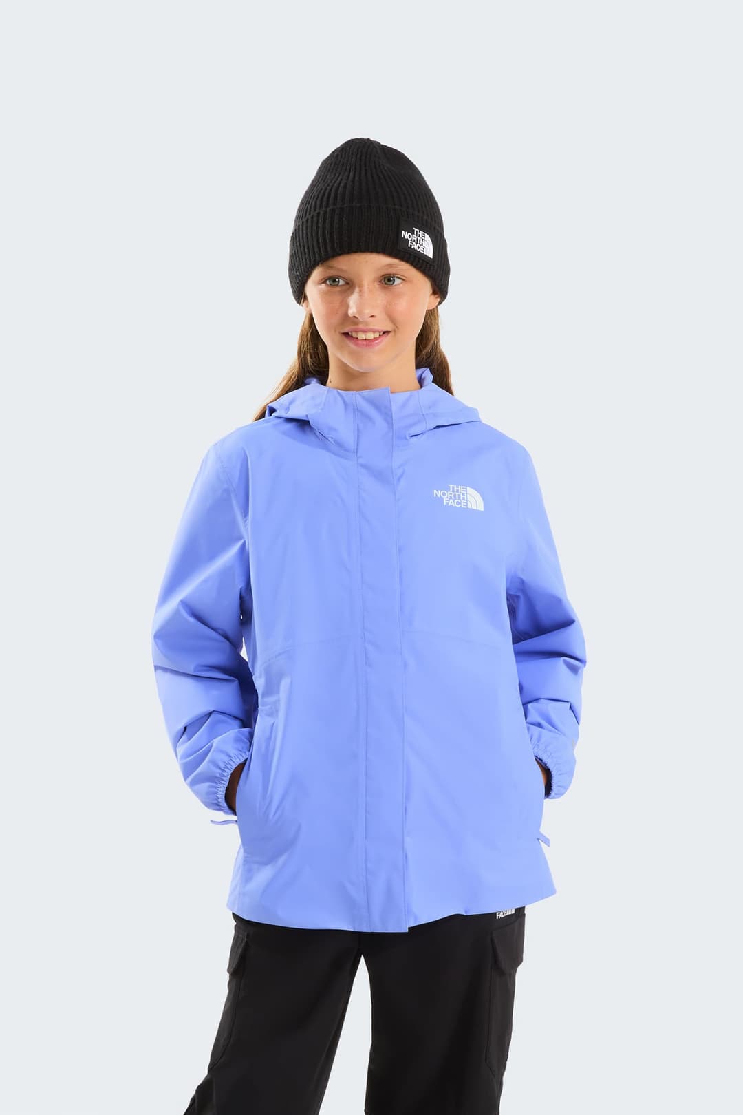 The North Face Antora Kinder Regenjacke Lila, , Größe: L