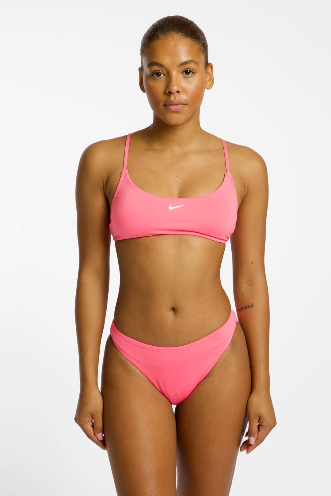 Nike Effortless Essential Bralette Damen Bikini Pink, Damen, Größe: L