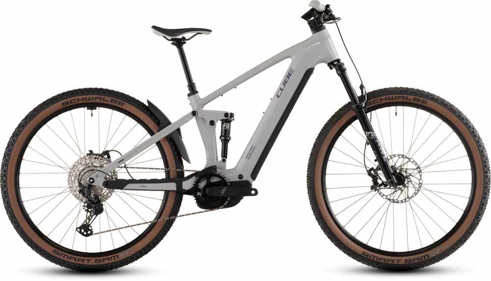CUBE Stereo Hybrid ONE22 SLX 800 27.5/29 E-Mountainbike Grau, Herren, Größe: L