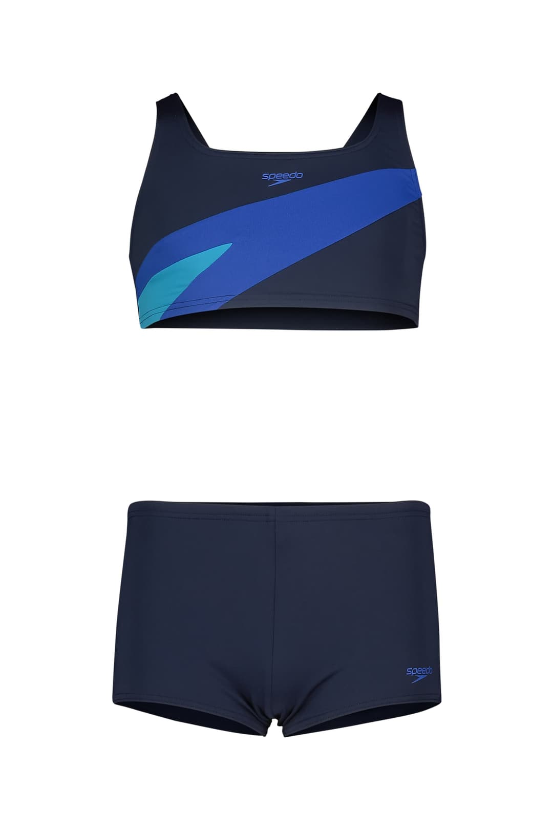 speedo Hyperboom Butterfly Mädchen Bikini Blau, , Größe: 116