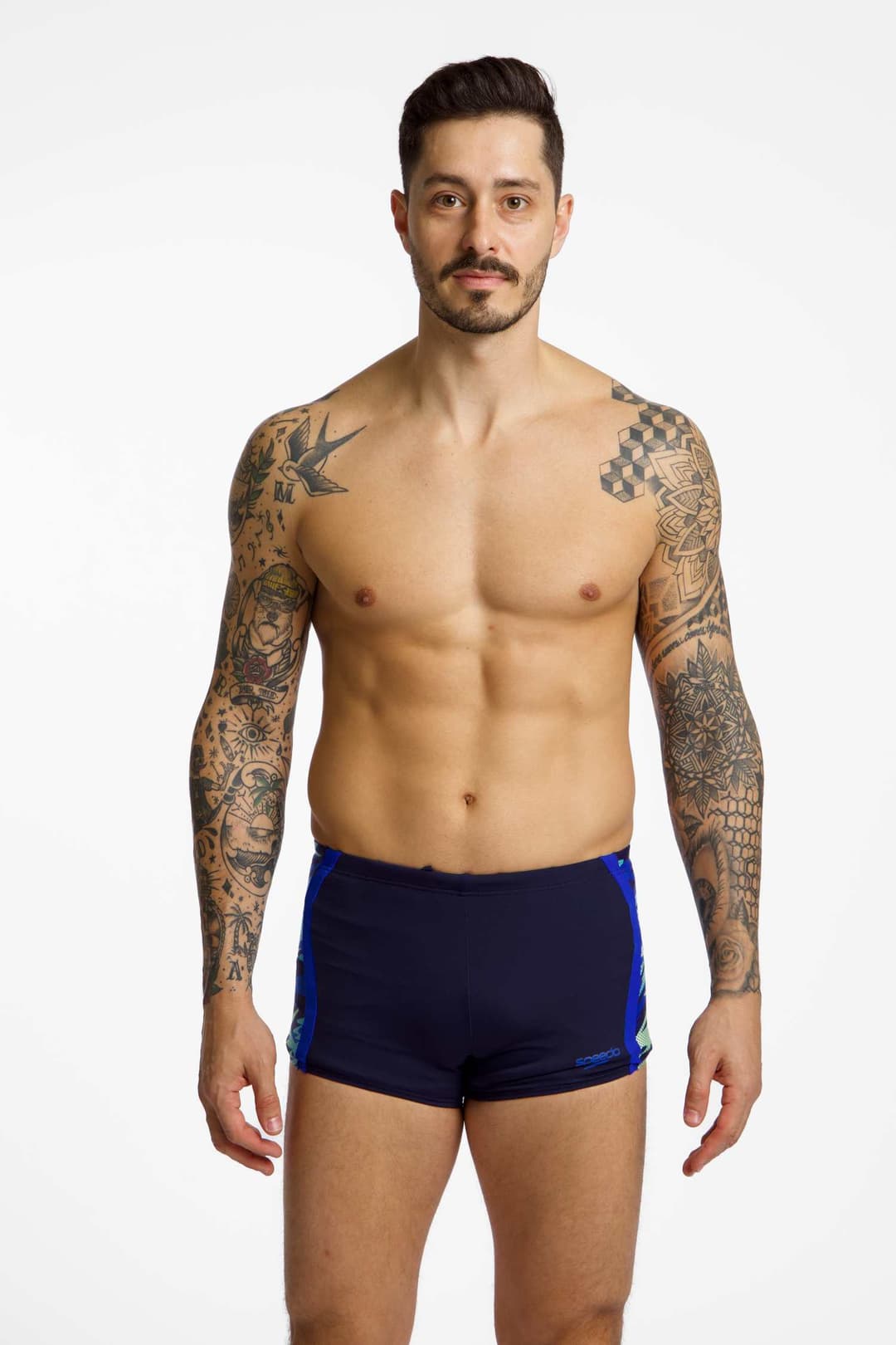 speedo Hyperboom Splice Herren Badehose Blau, Herren, Größe: 48