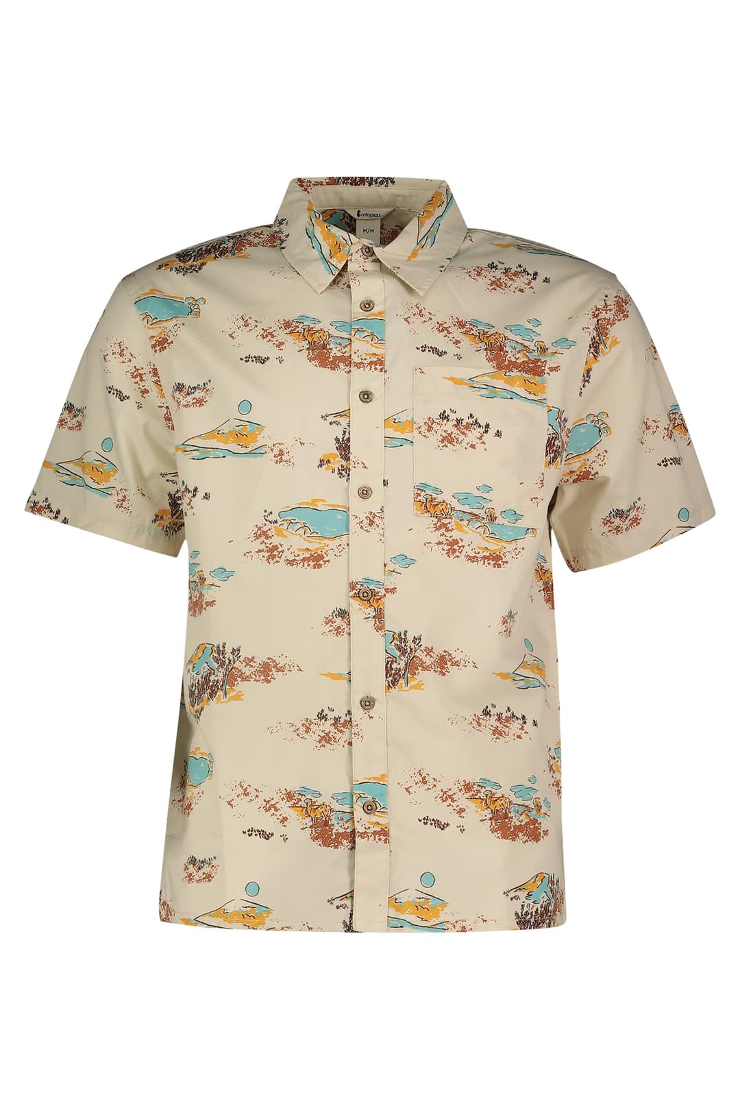 Cotopaxi Estival Button Up Herren Hemd Beige, Herren, Größe: L