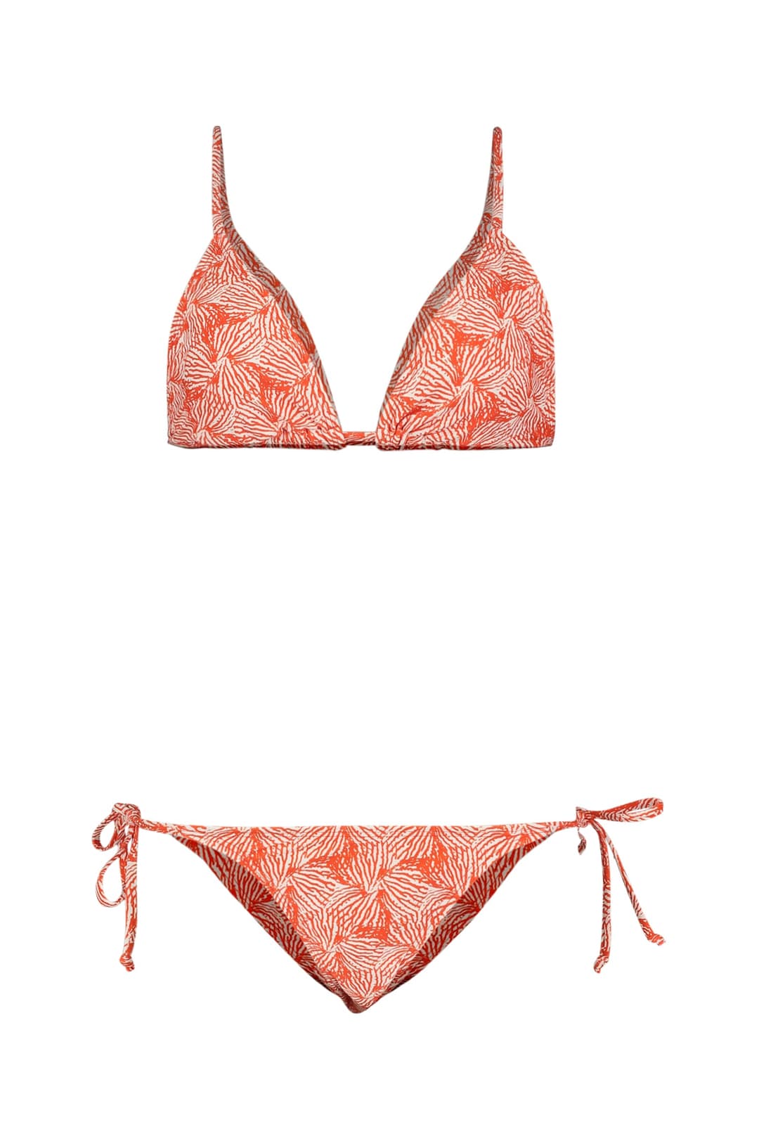 BEACH MOUNTAIN Triangle Damen Bikini Rot, Damen, Größe: 36
