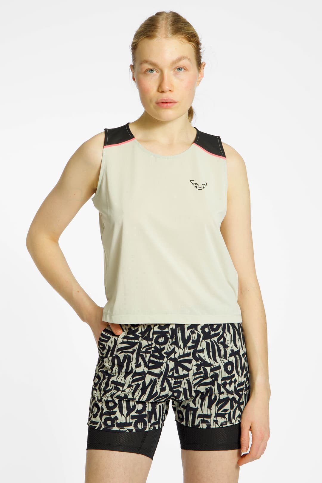 Dynafit Sky Crop Damen Top Weiss, Damen, Größe: M