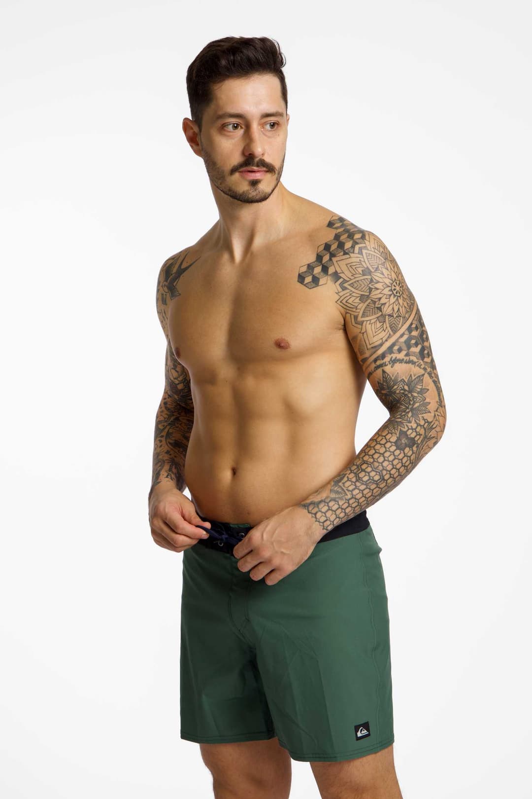 Quiksilver Surfsilk Kaimana 16" Herren Badeshort Grün, Herren, Größe: 36