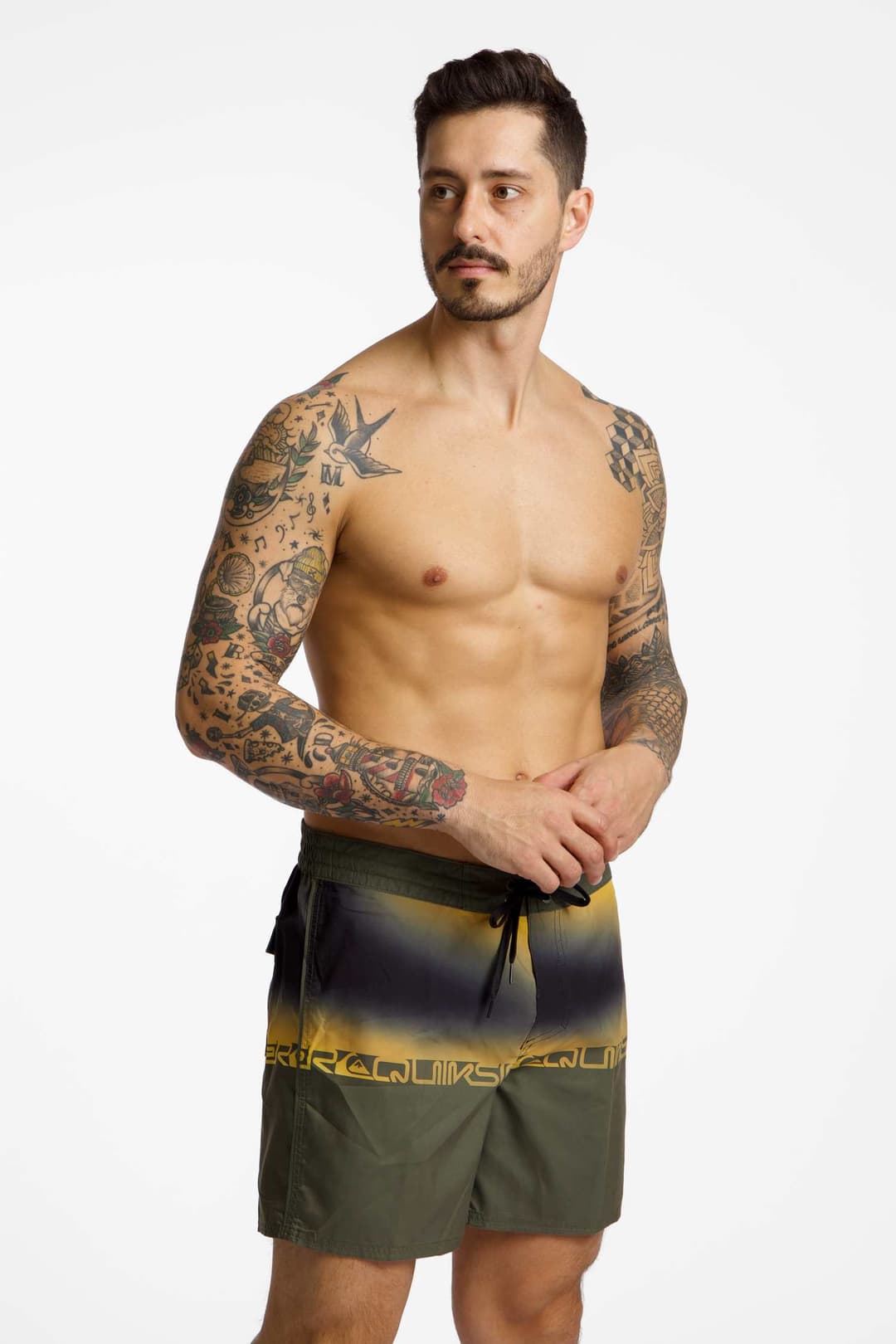 Quiksilver Everyday 16" Herren Badeshort Grün, Herren, Größe: 31
